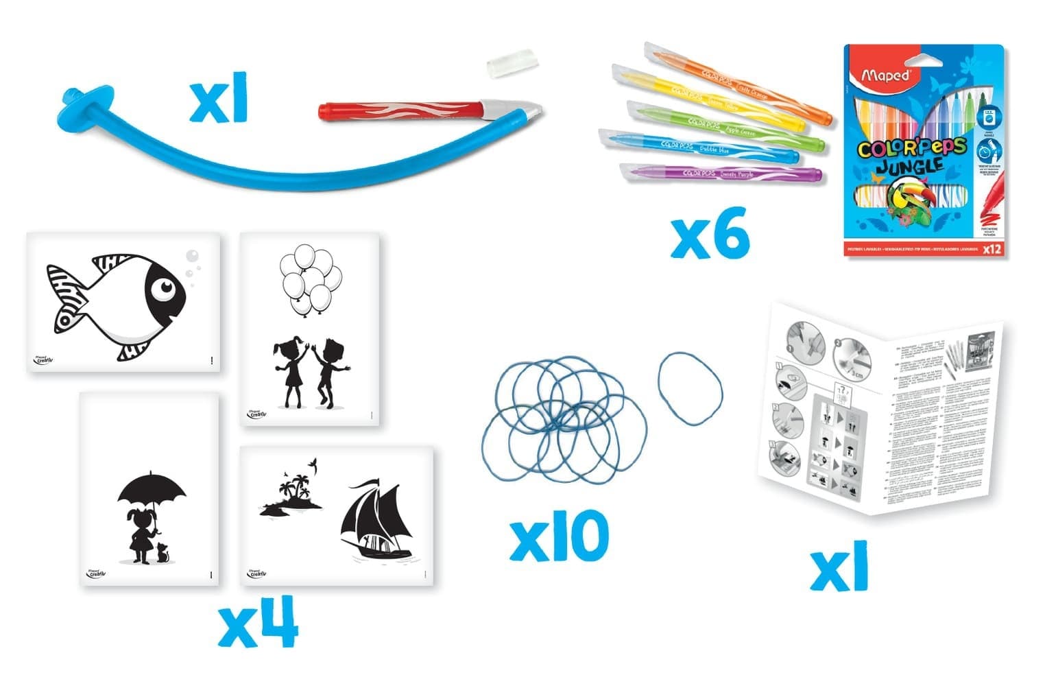 Blowpen Maped Creativ Art String Art complete activiteit 3