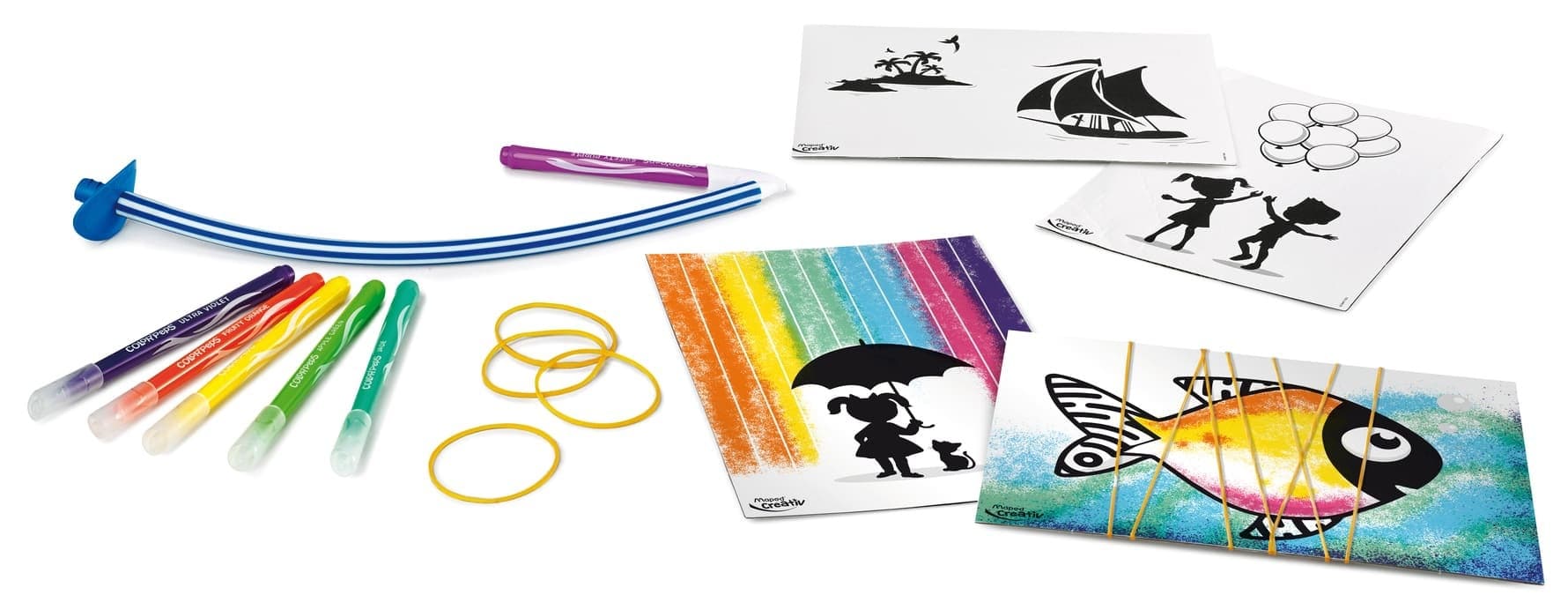 Blowpen Maped Creativ Art String Art complete activiteit 4