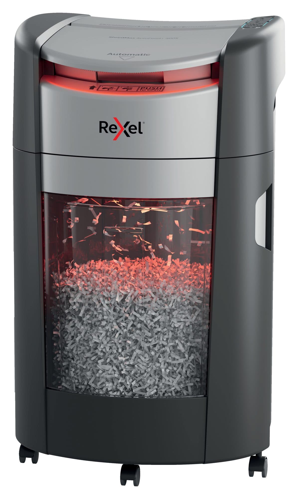 Papiervernietiger Rexel ShredMax AutoFeed+ 300X P4 snippers 4x10mm 3