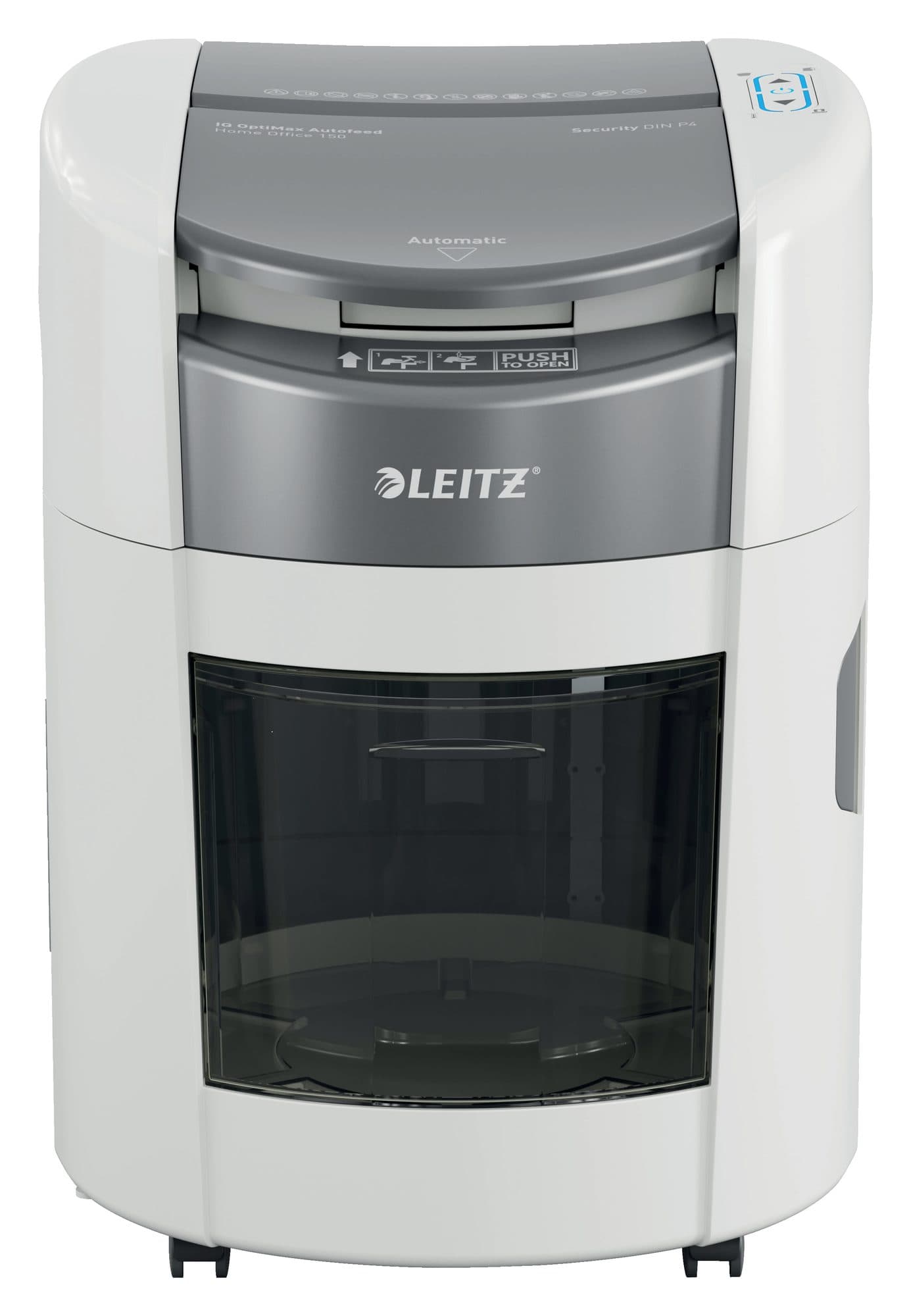 Papiervernietiger Leitz IQ OptiMax Autofeed 150 P4 snippers 4x10mm