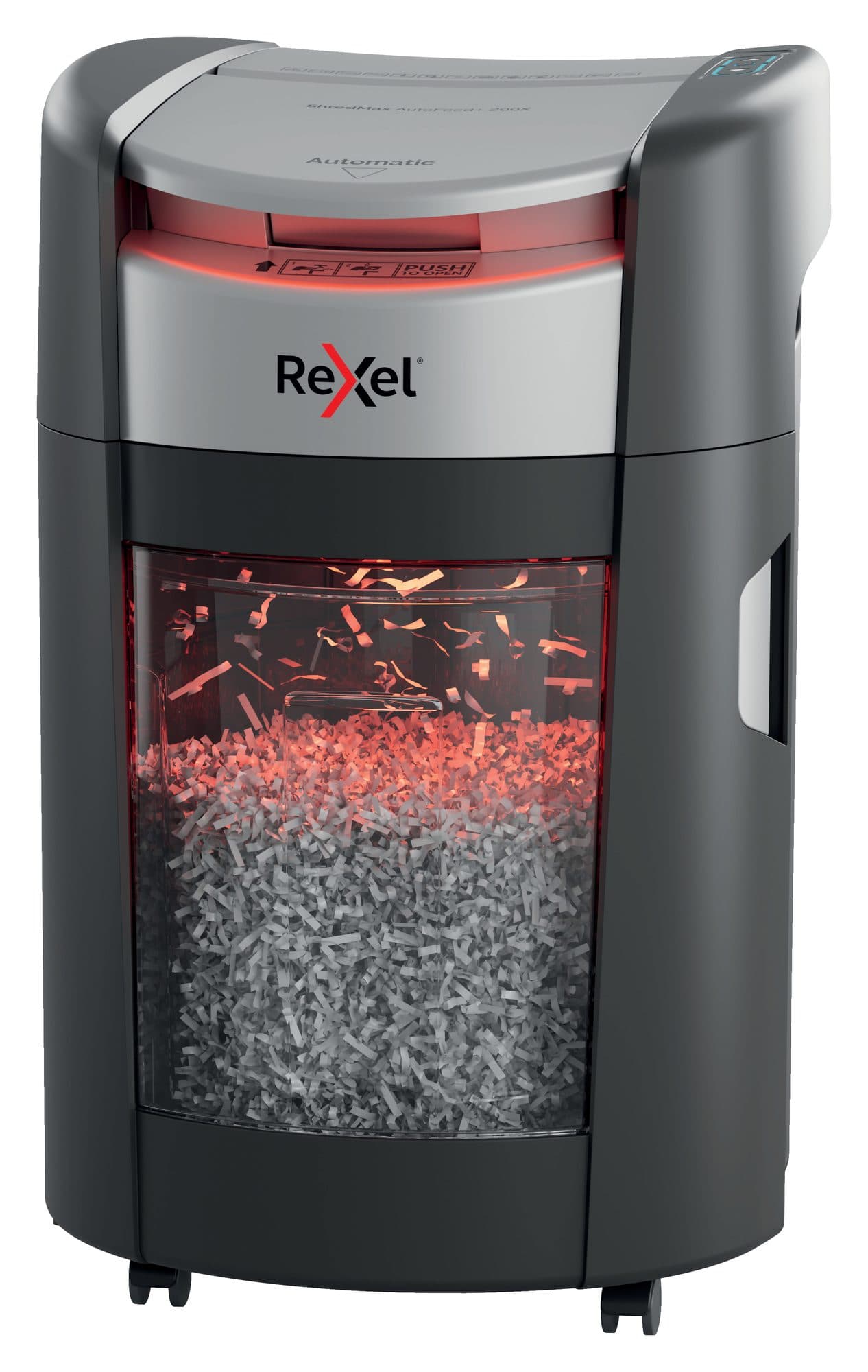 Papiervernietiger Rexel ShredMax AutoFeed+ 200X P4 snippers 4x10mm 3