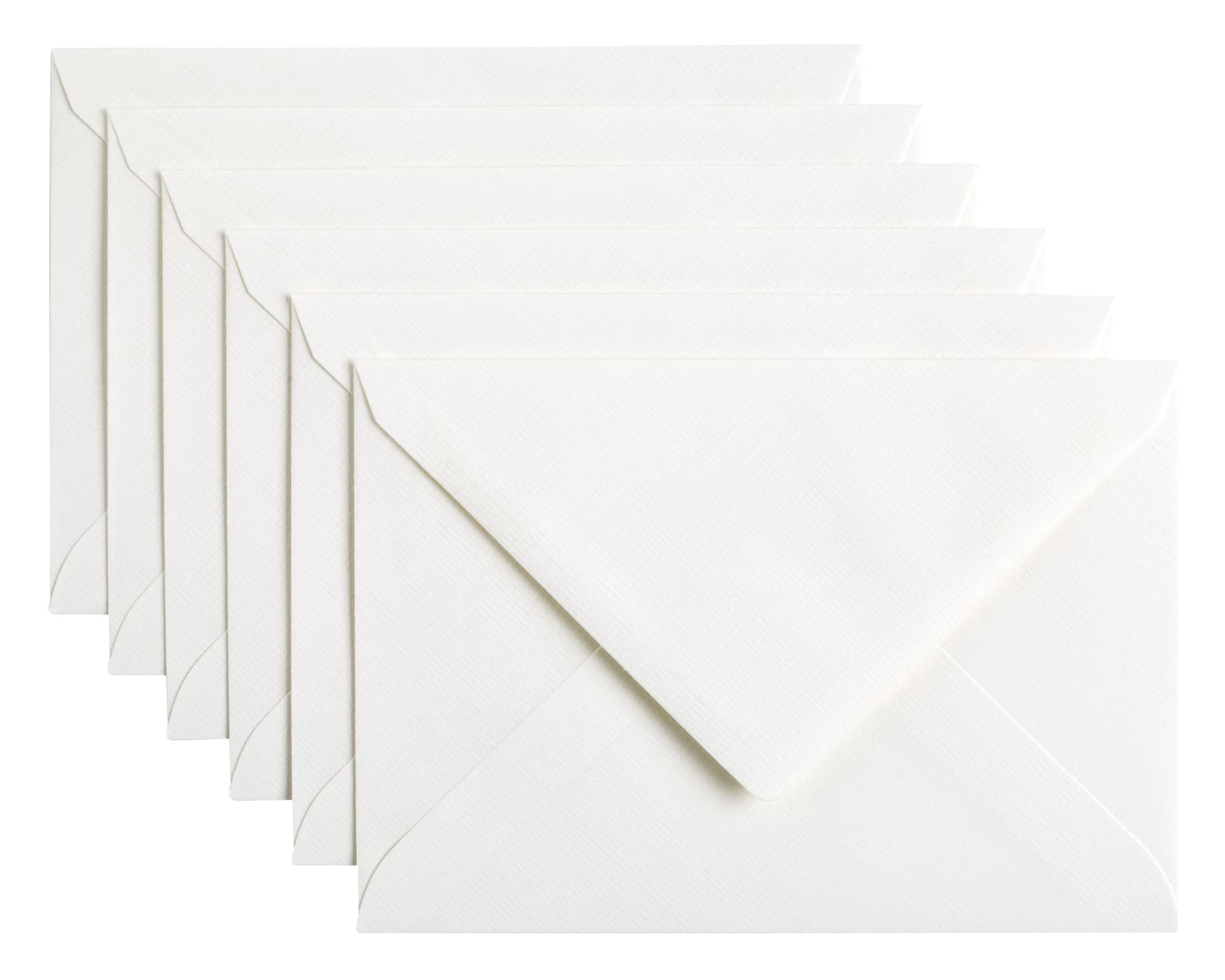 Envelop Papicolor C6 114x162mm hagelwit pak à 6 stuks