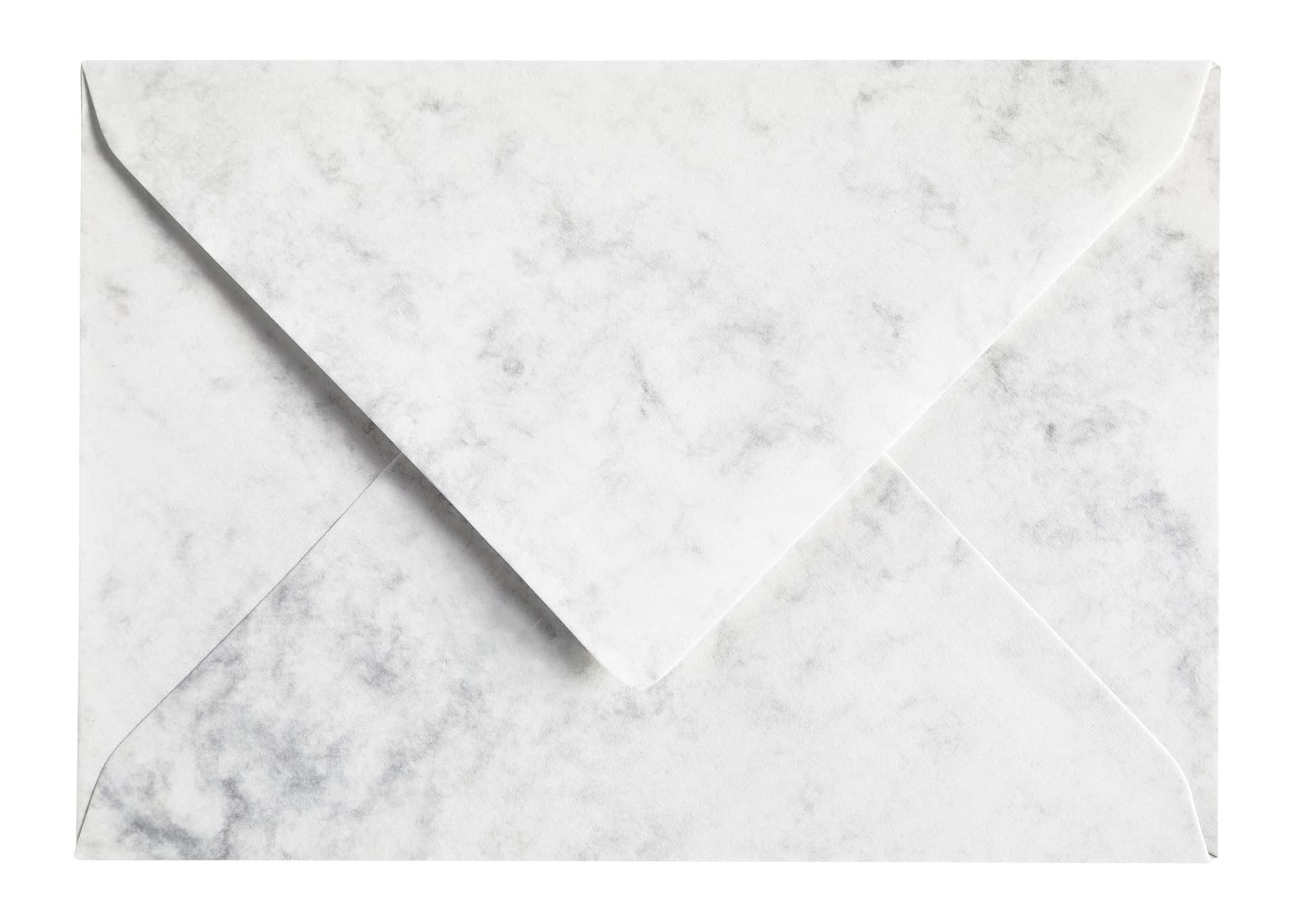 Envelop Papicolor C6 114x162mm marble grijs pak à 6 stuks 2