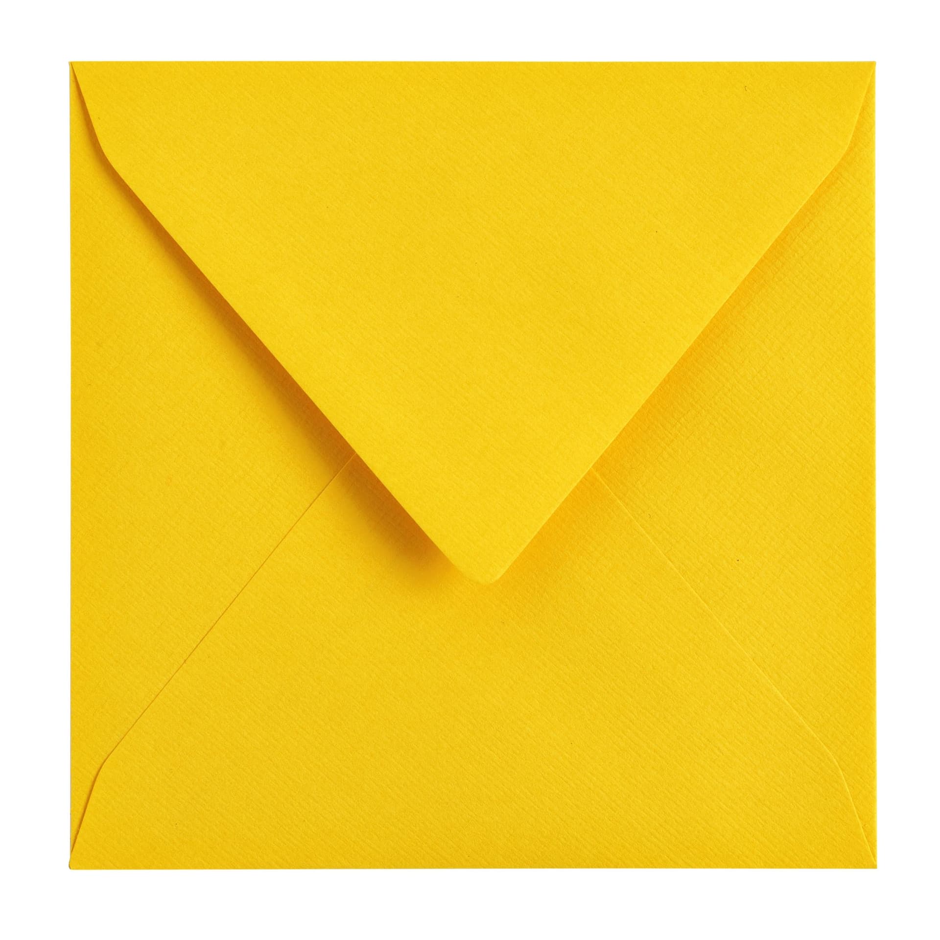 Envelop Papicolor 140x140mm dottergeel pak à 6 stuks 2