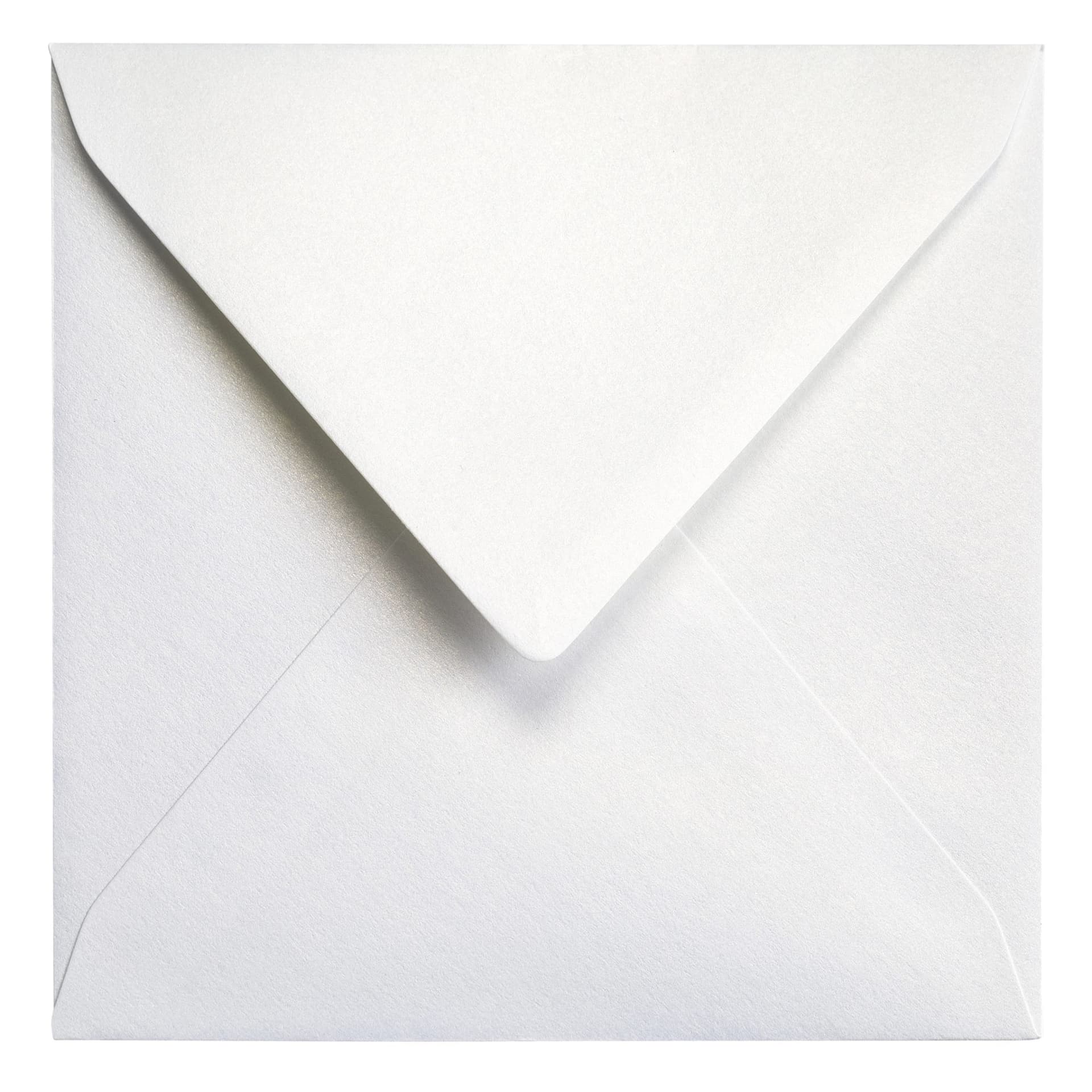 Envelop Papicolor 140x140mm metallic parelwit pak à 6 stuks 2