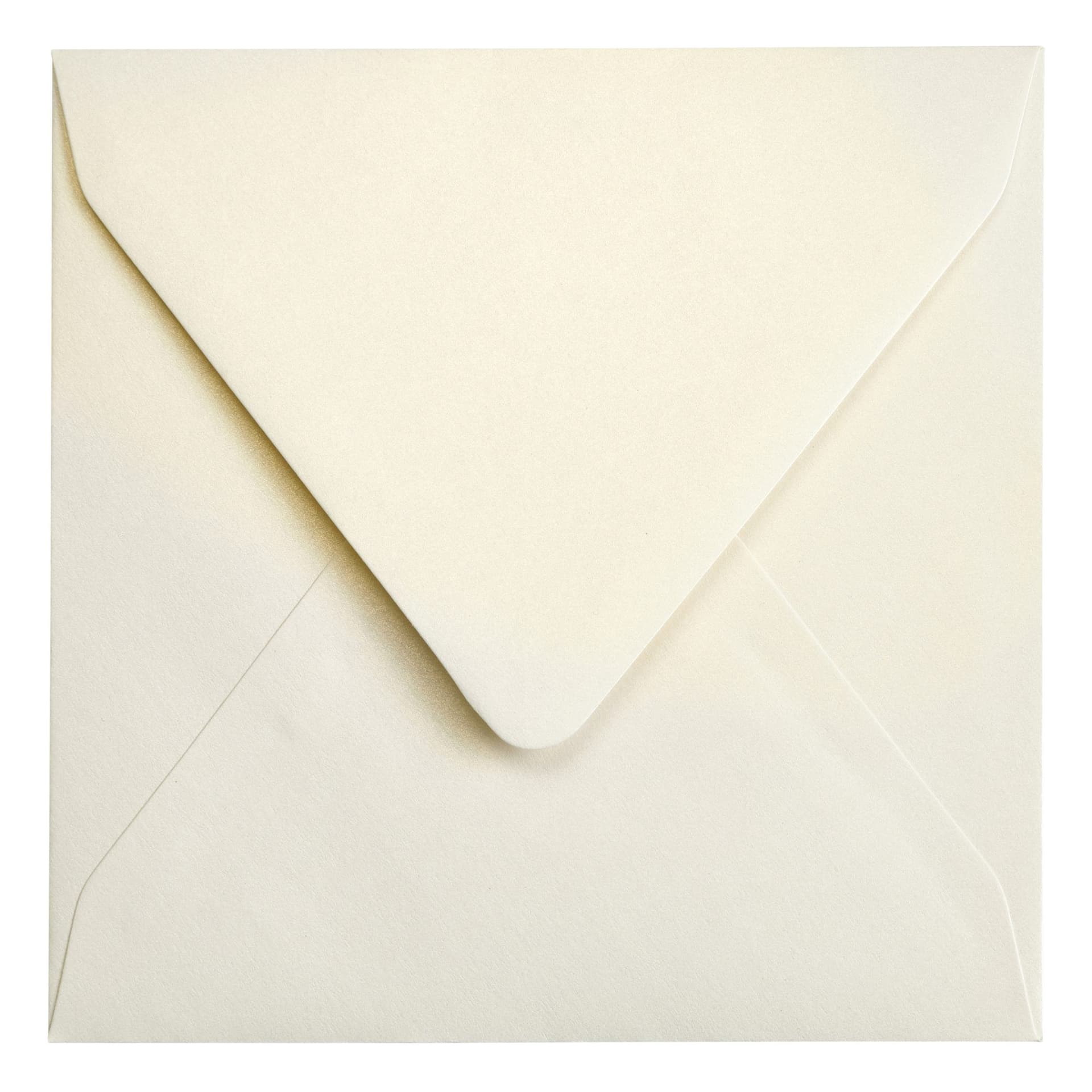 Envelop Papicolor 140x140mm metallic ivoor pak à 6 stuks 2