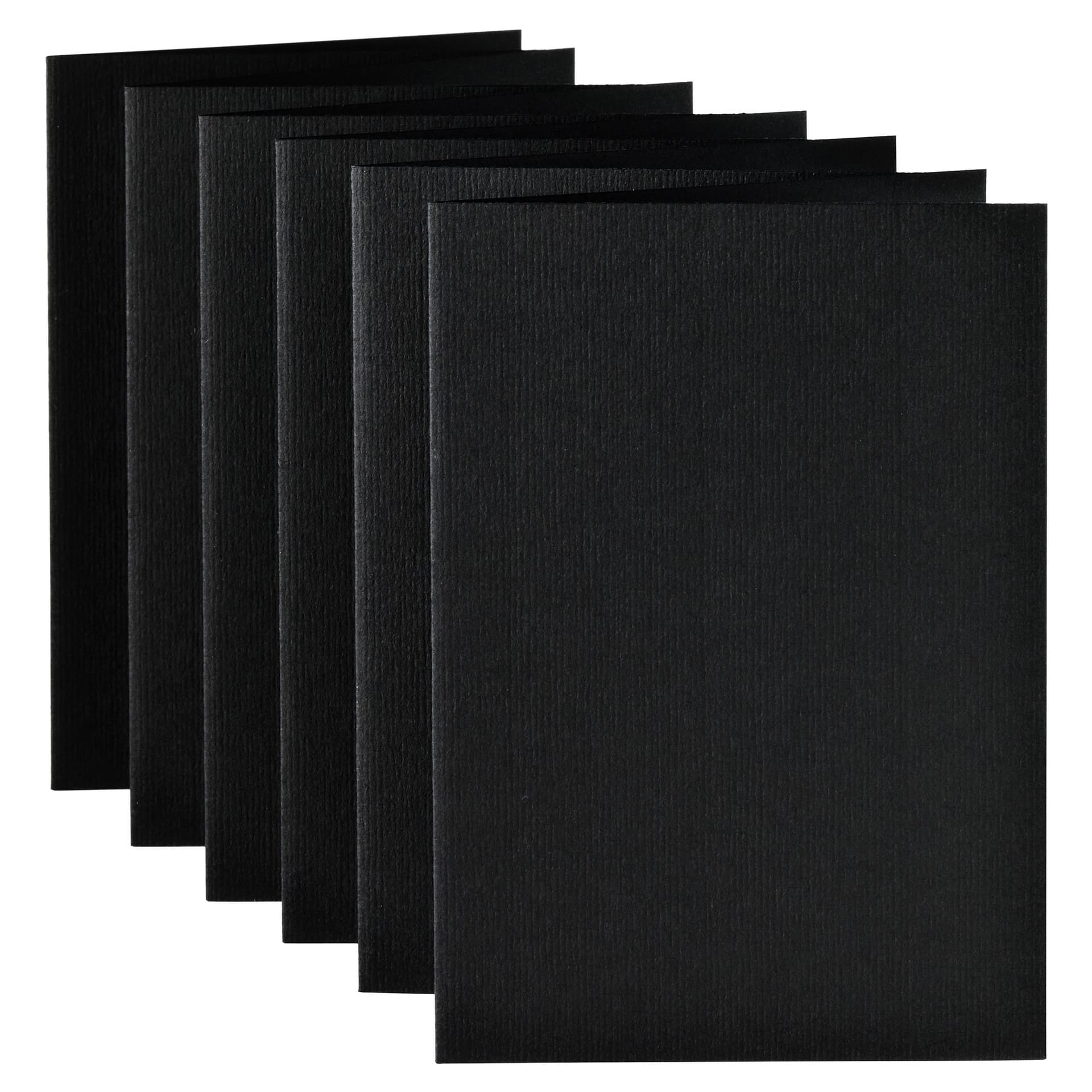Correspondentiekaart Papicolor dubbel 105x148mm ravenzwart pak à 6 stuks 2