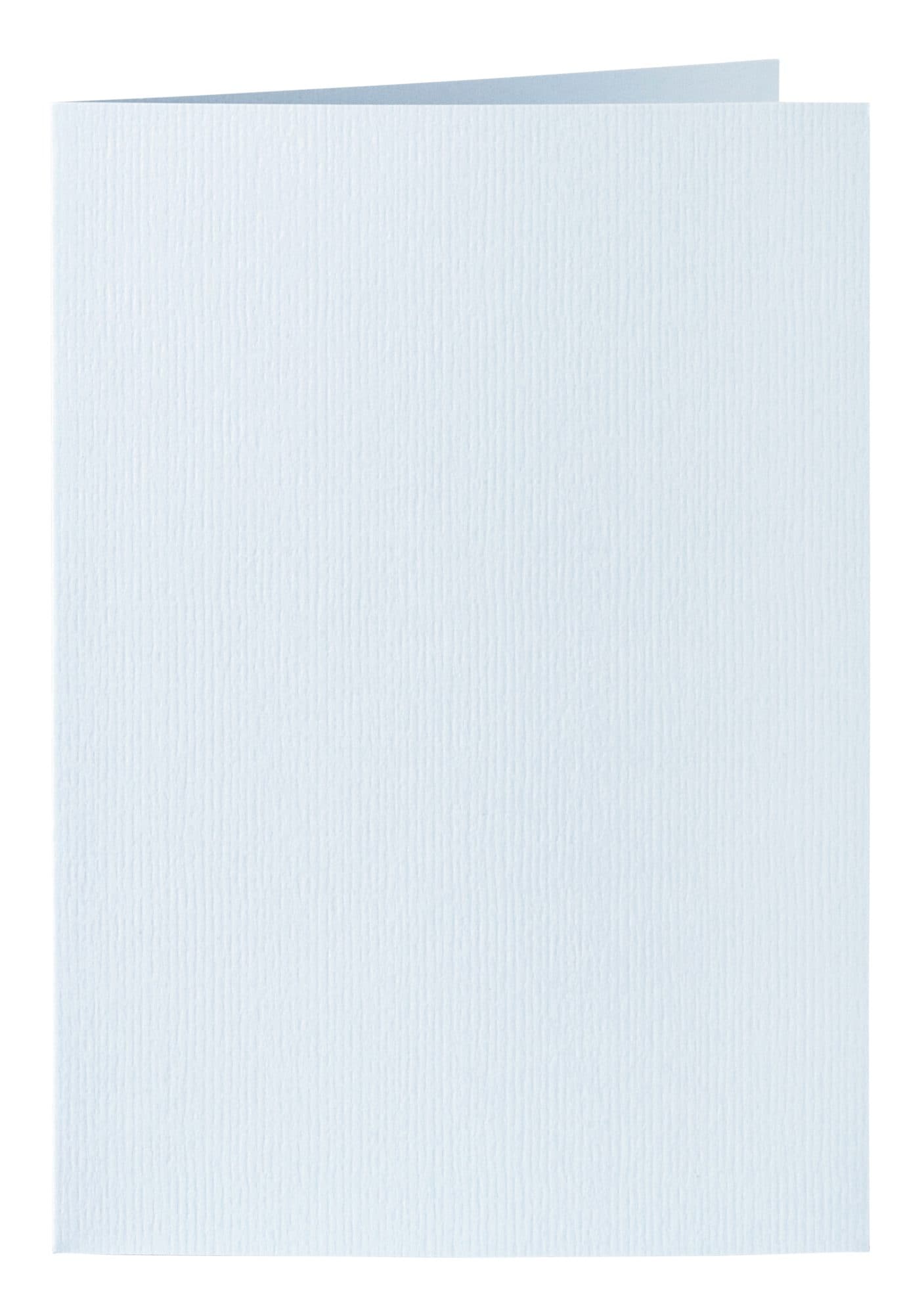 Correspondentiekaart Papicolor dubbel 105x148mm babyblauw pak à 6 stuks