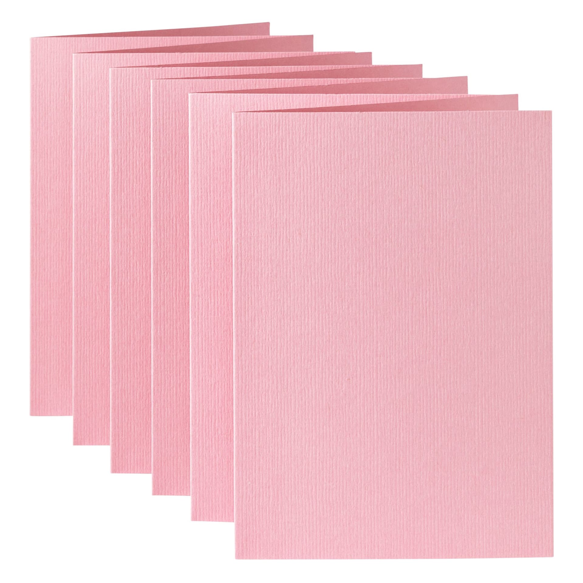 Correspondentiekaart Papicolor dubbel 105x148mm babyroze pak à 6 stuks 2