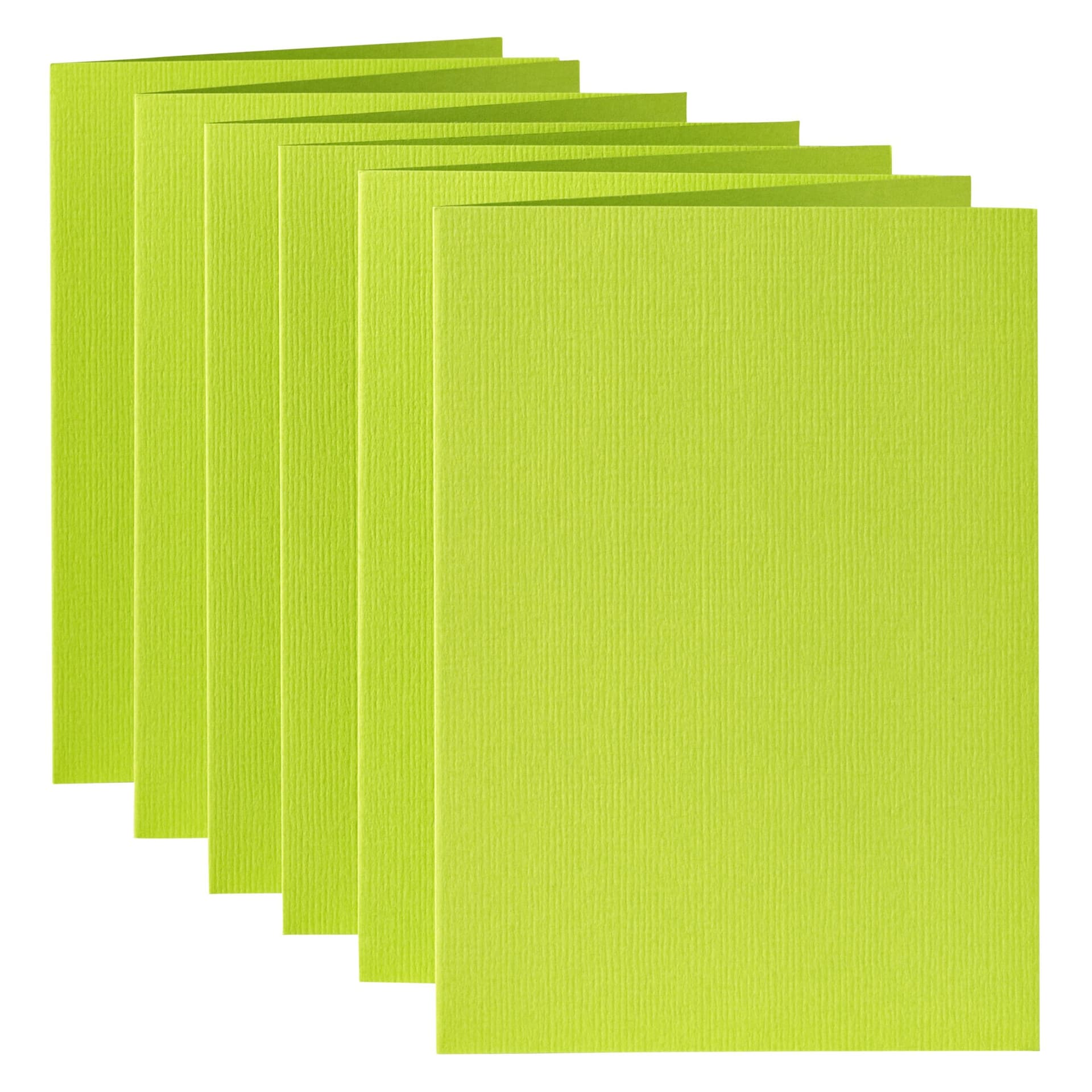Correspondentiekaart Papicolor dubbel 105x148mm appelgroen pak à 6 stuks 2