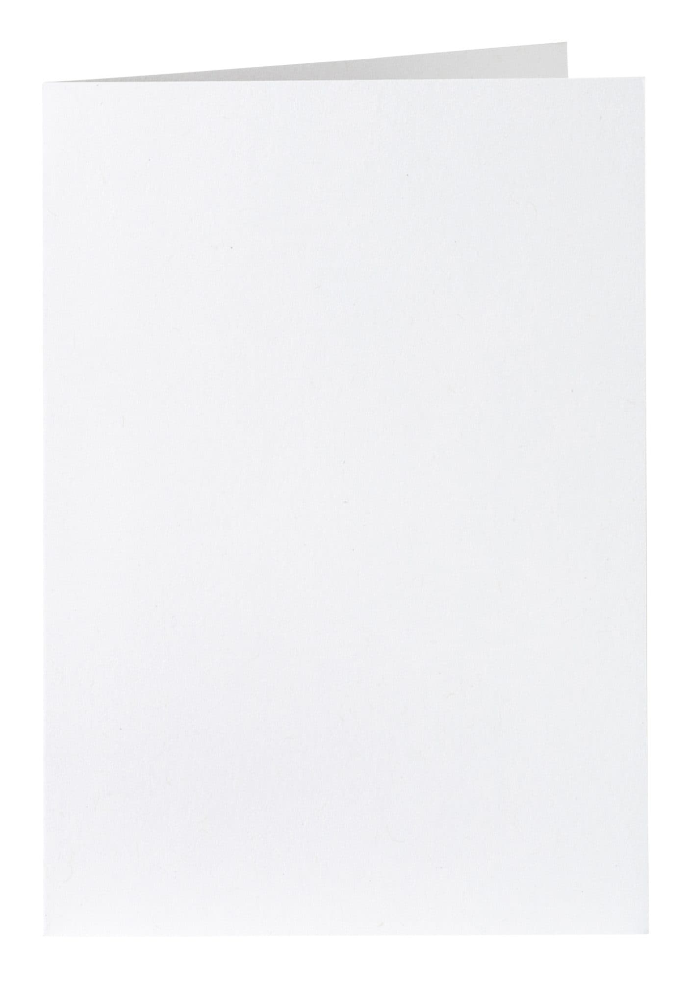 Correspondentiekaart Papicolor dubbel 105x148mm kraft wit pak à 6 stuks