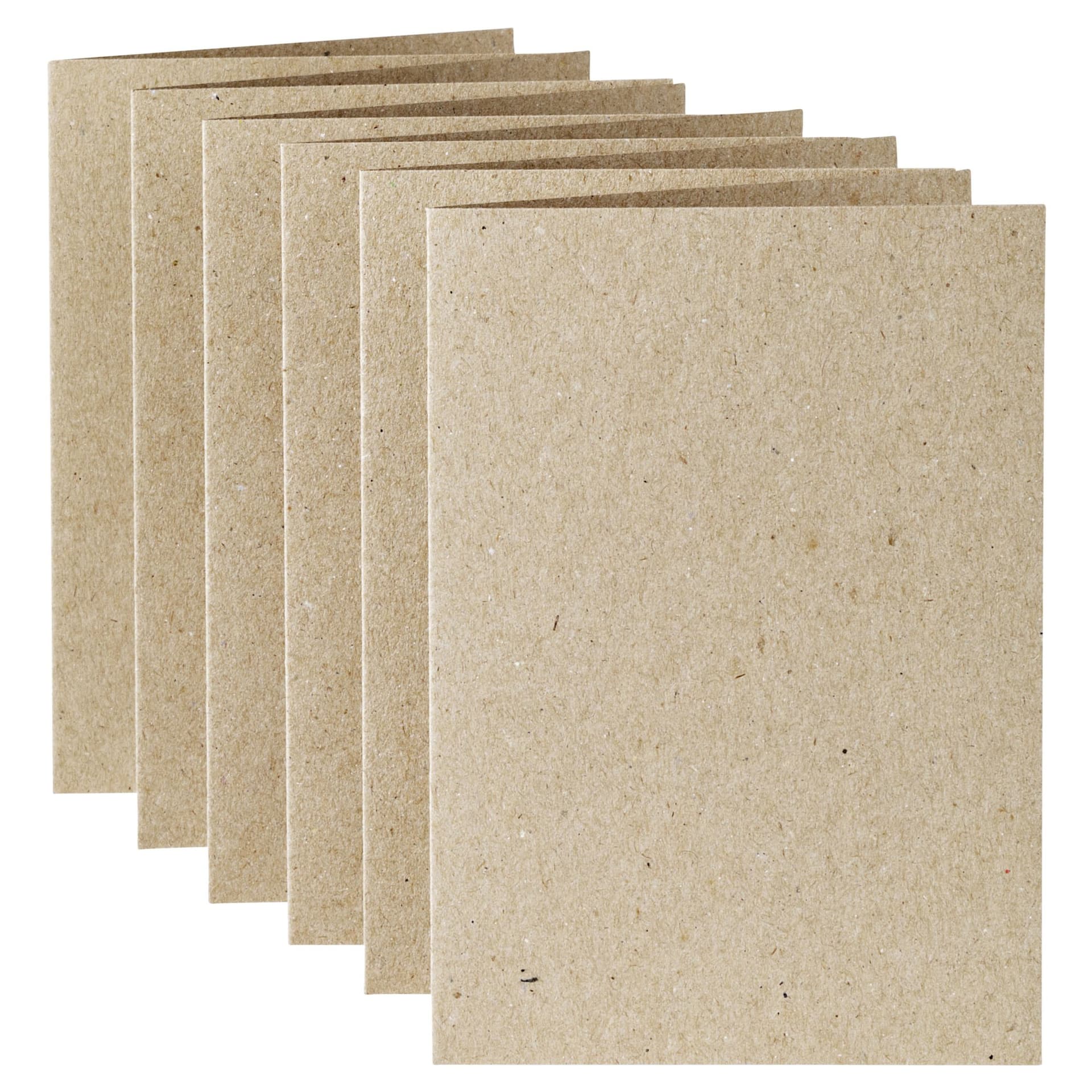 Correspondentiekaart Papicolor dubbel 105x148mm kraft grijs pak à 6 stuks 2