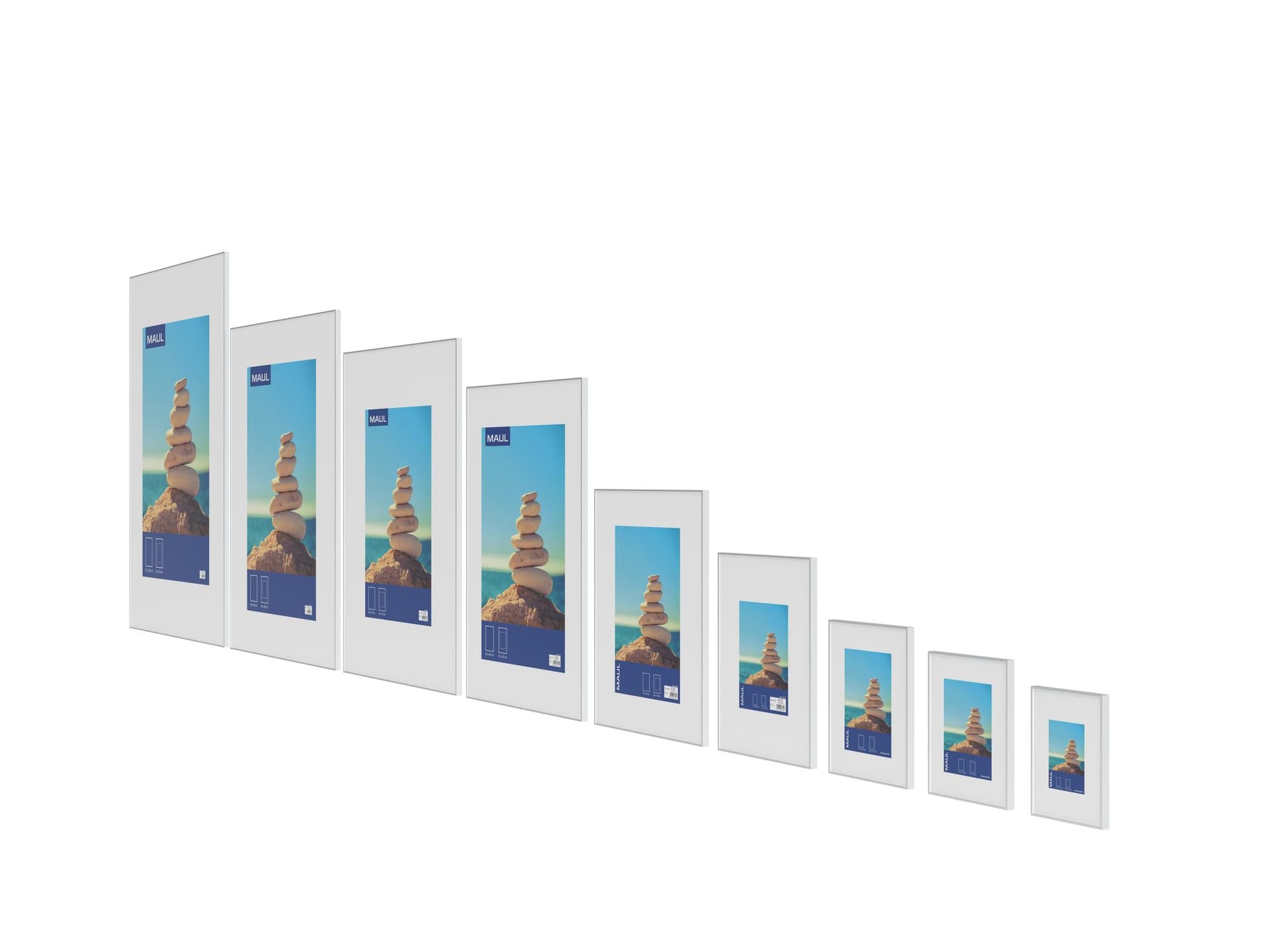 Fotolijst MAUL design 15x21cm aluminium frame zilver 2