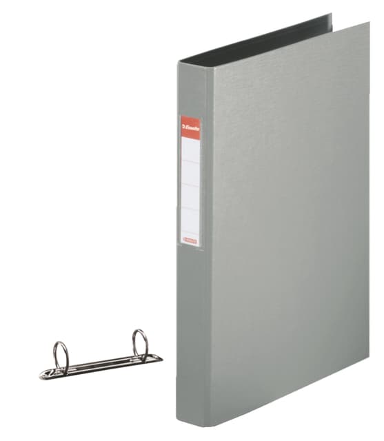 Ringband Esselte Standaard A4 25mm 30% gerecycled PP folie grijs