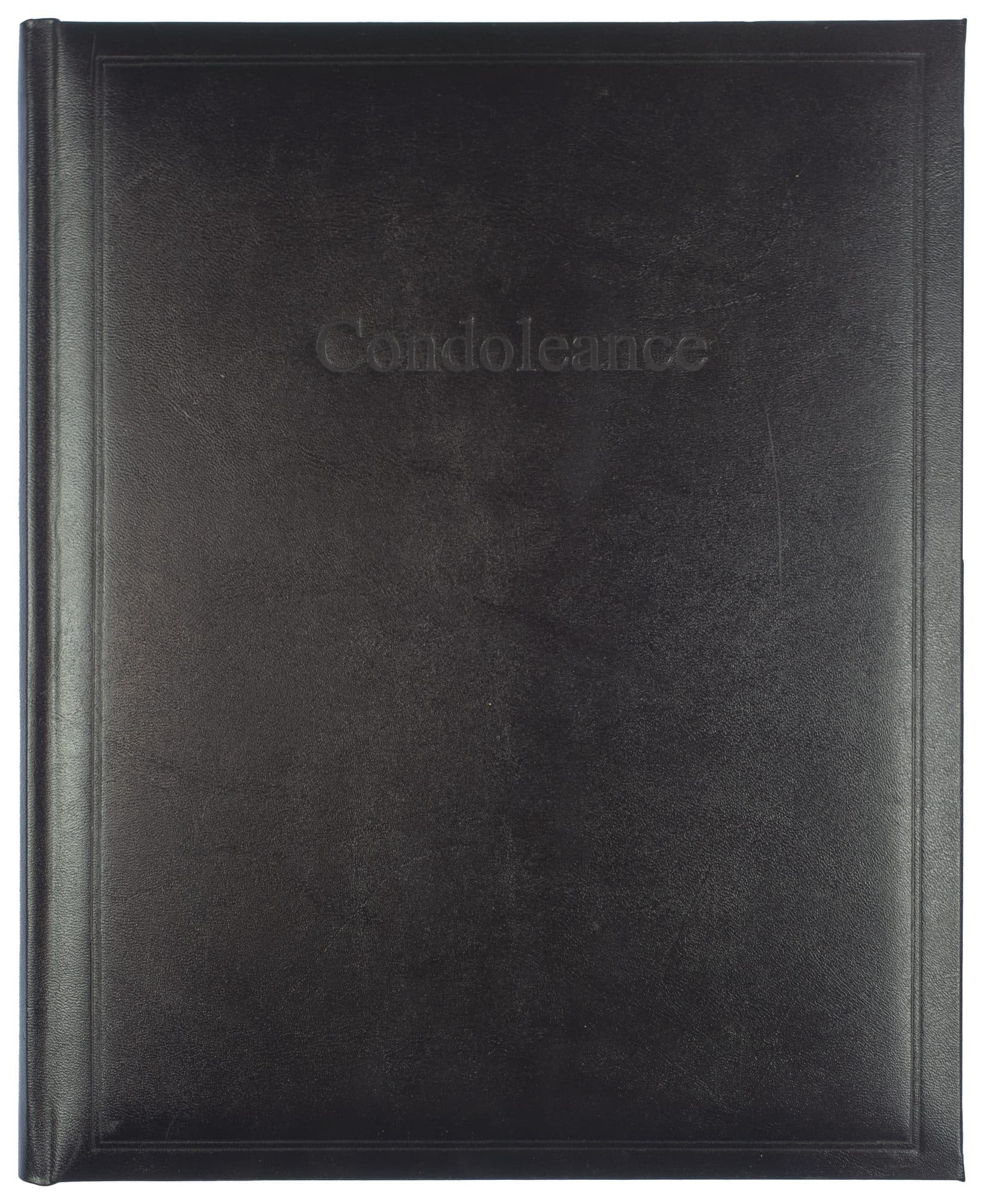 Condoleancealbum Kangaro 260x210mm zwart