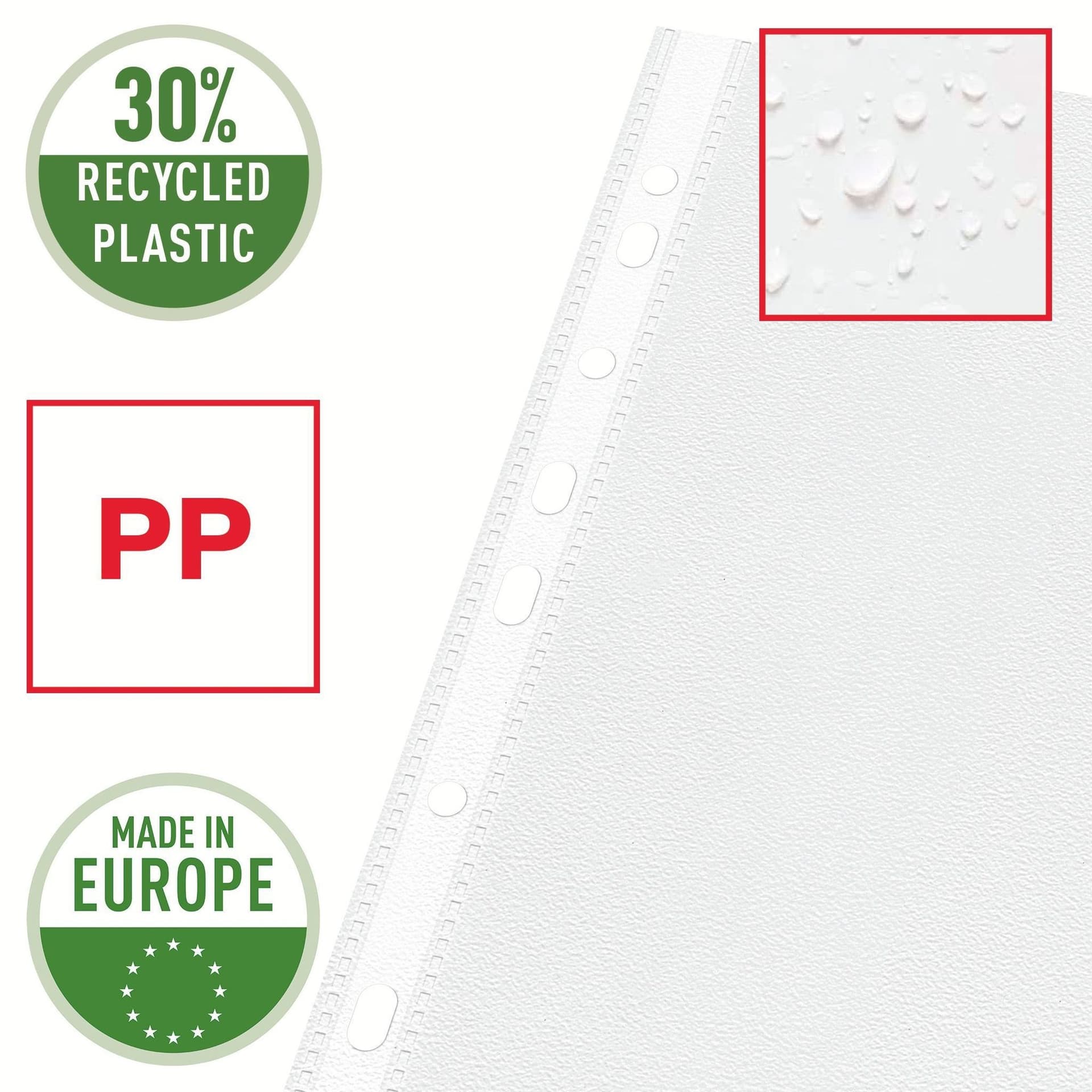 Showtas Esselte standaard 0,07mm PP A4 100 stuks 2