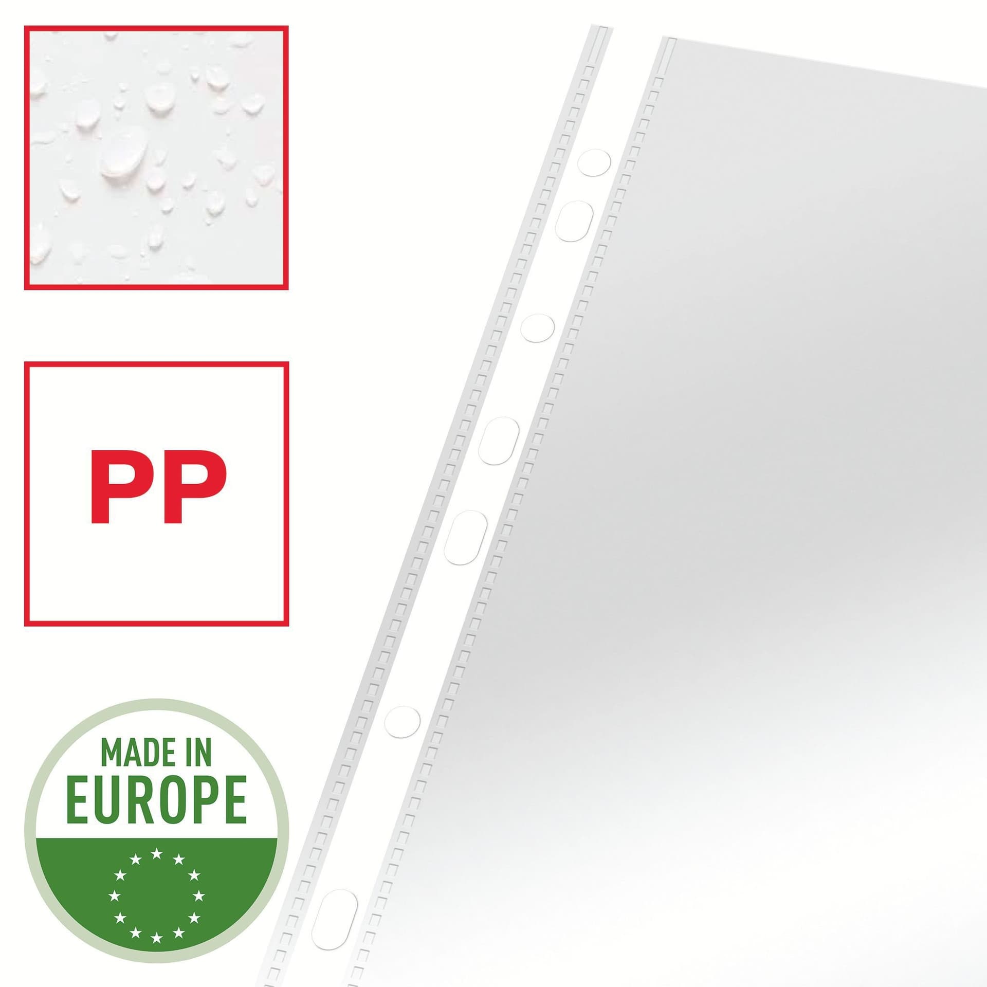 Showtas Esselte copy safe 0.06mm PP A4 glashelder 100 stuks 2