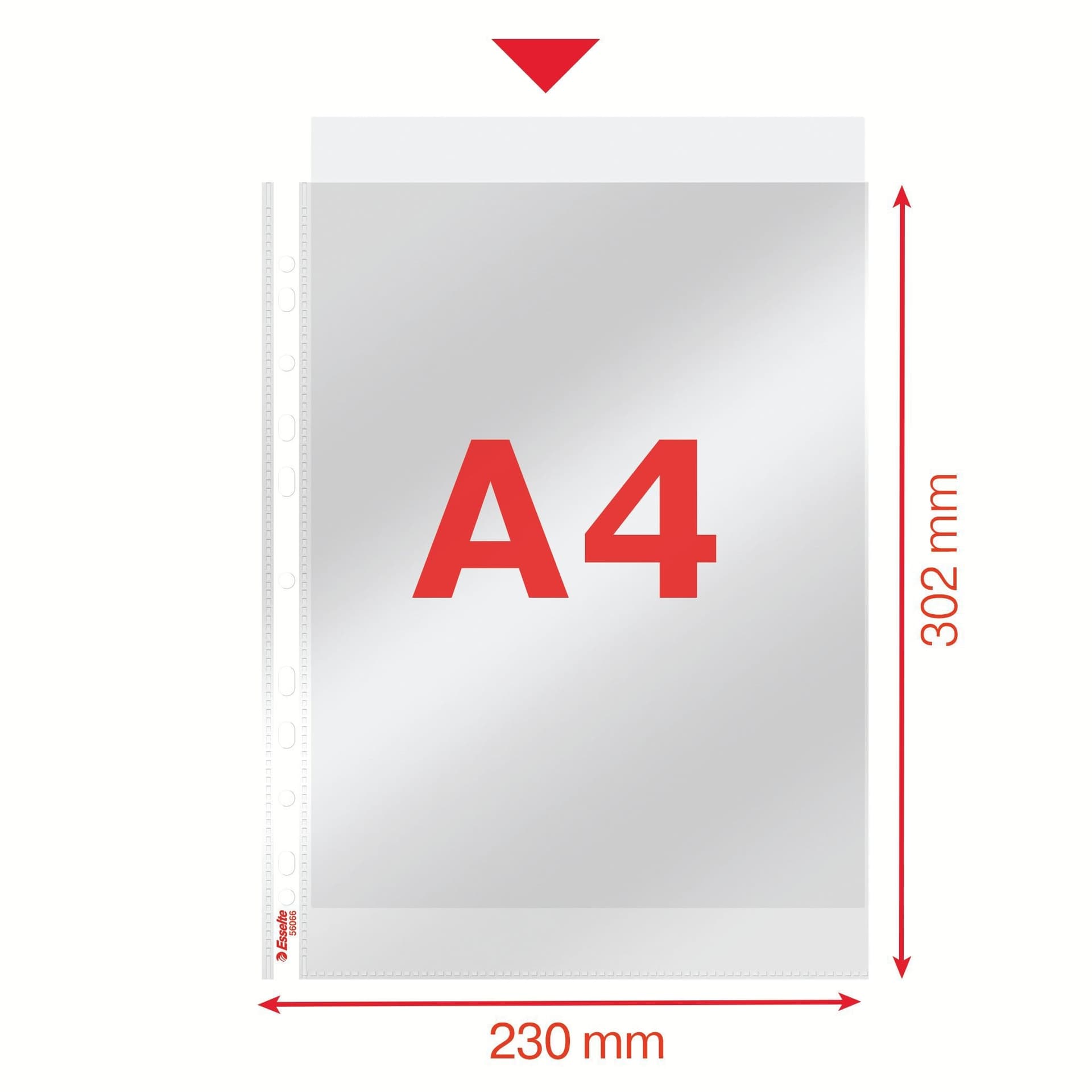 Showtas Esselte copy safe 0.06mm PP A4 glashelder 100 stuks 6