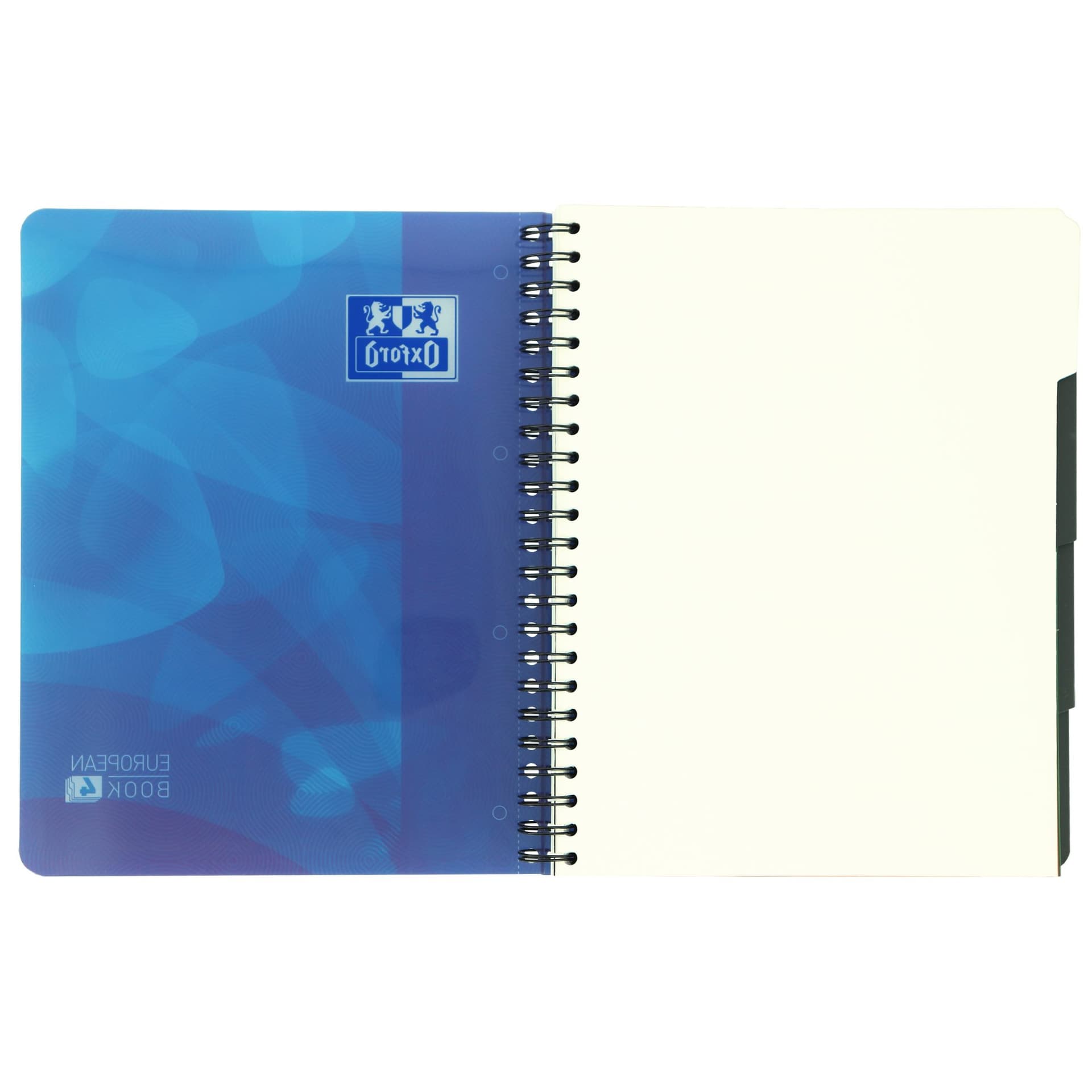 Projectboek Oxford School A4+ lijn 4-gaats 240 pagina's 80gr blauw 2
