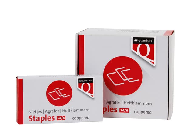 Nieten Quantore 24/6 verkoperd 1000 stuks 2
