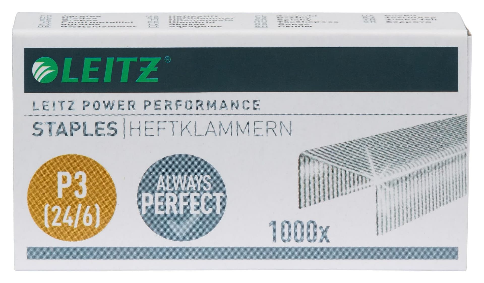 Nieten Leitz 24/6 verzinkt 1000 stuks 4