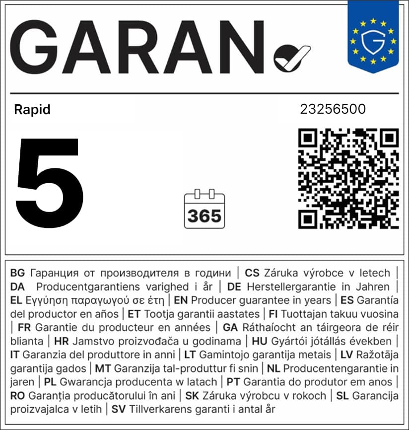 Nietmachine Rapid Fashion F 30 flatclinch halfstrip 30 vel zwart 5