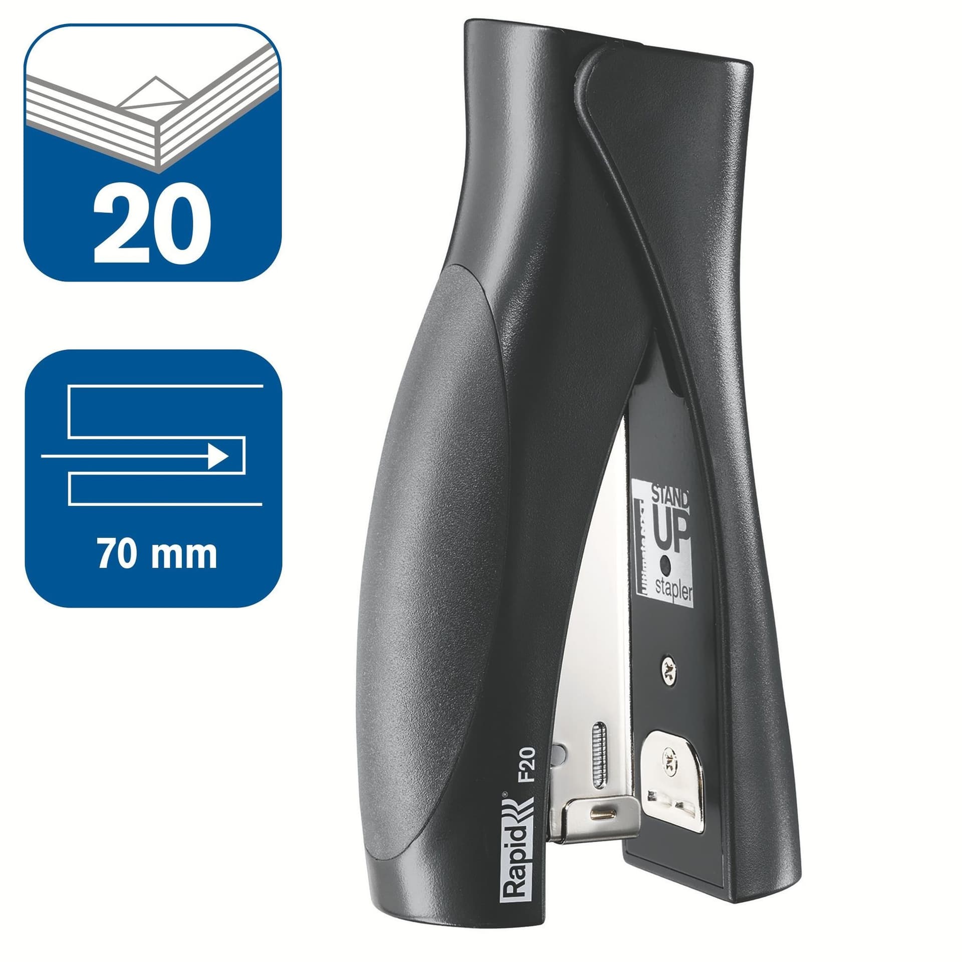 Nietmachine Rapid Fashion F20 Ultimate standup 20 vel zwart 2