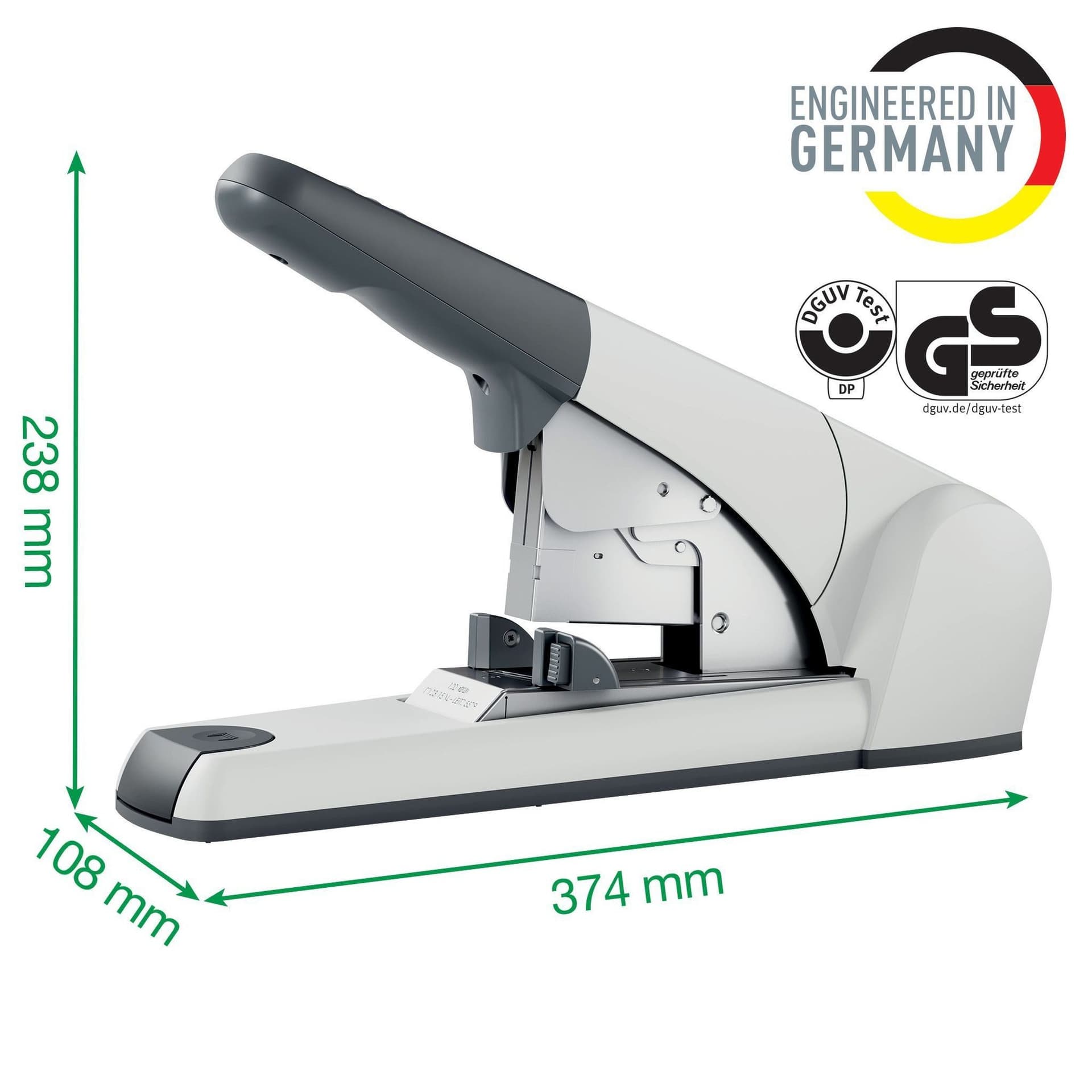 Nietmachine Leitz Heavy Duty Flat Clinch 120 vel zilver 2