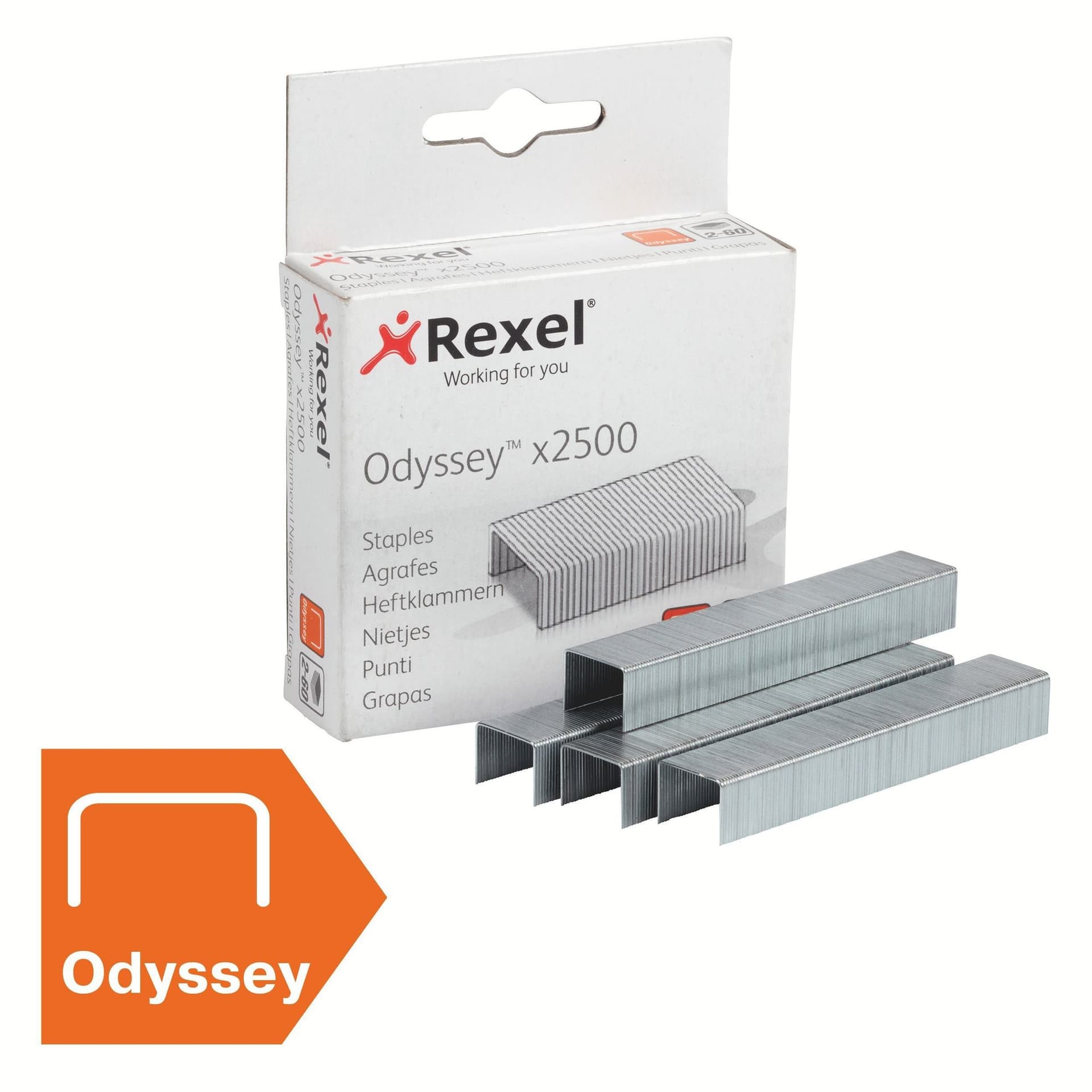 Blokhechter Rexel Odyssey max 60vel zilvergrijs 6