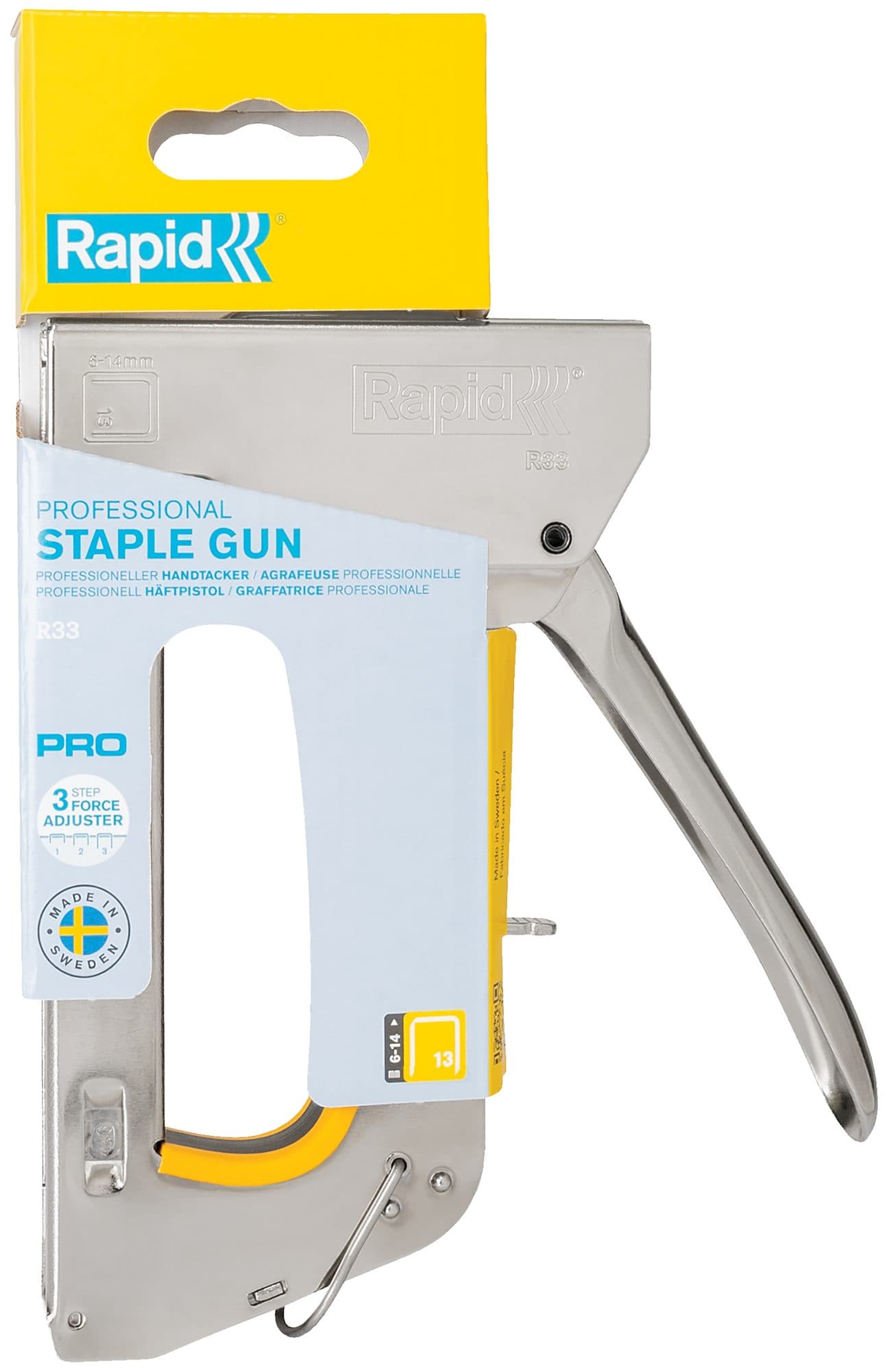 Nietpistool Rapid Pro R33 13/6-14 metaal 4