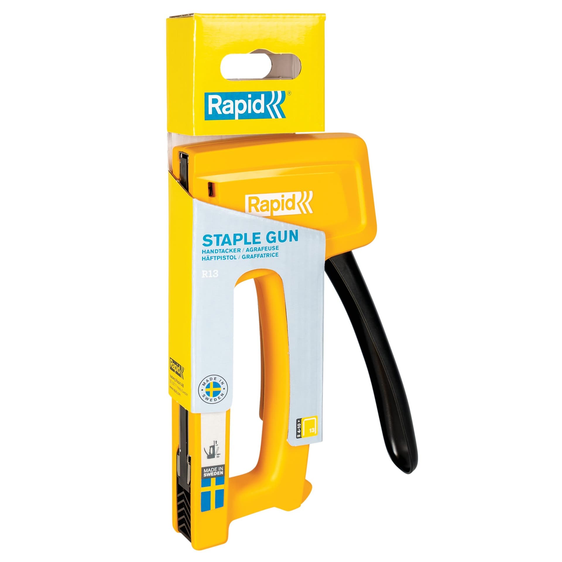 Nietpistool Rapid R13 13/4-10 ABS geel 4