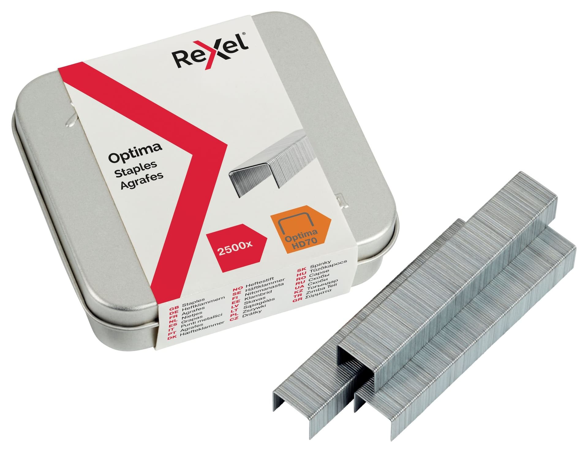 Nieten Rexel Optima nr70HD gegalvaniseerd 2500 stuks 2