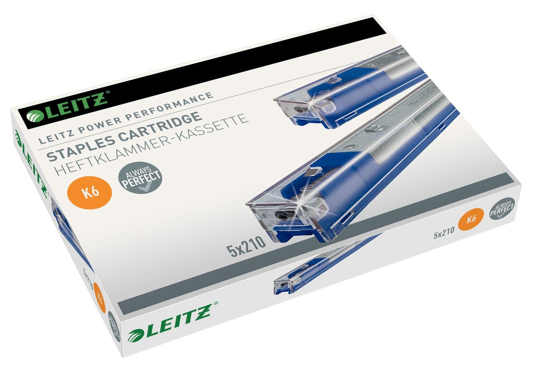 Nieten Leitz cartridge K6 26/6 5x210 stuks 5