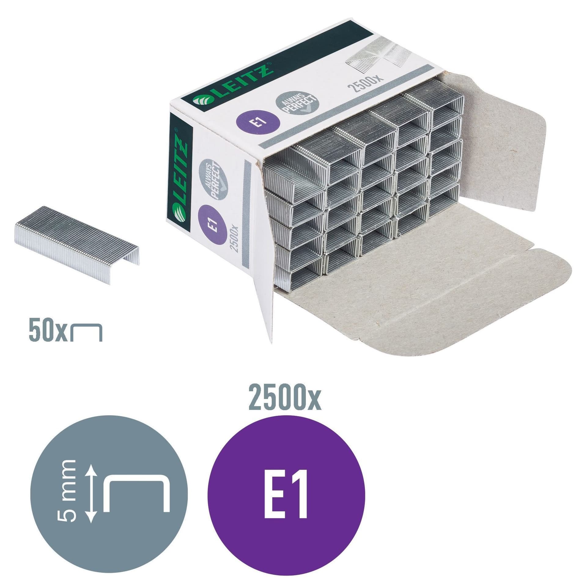 Nieten Leitz E1 verzinkt 2500 stuks 3