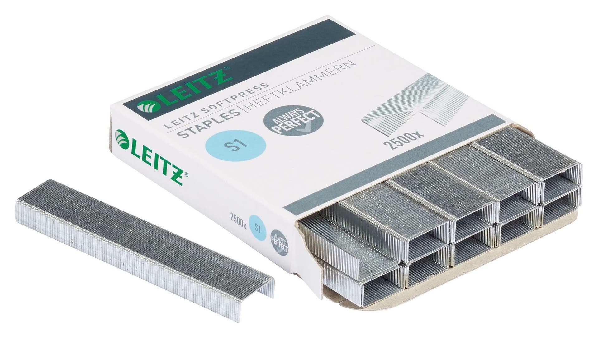 Nieten Leitz S1 Softpress verzinkt 2500 stuks 2