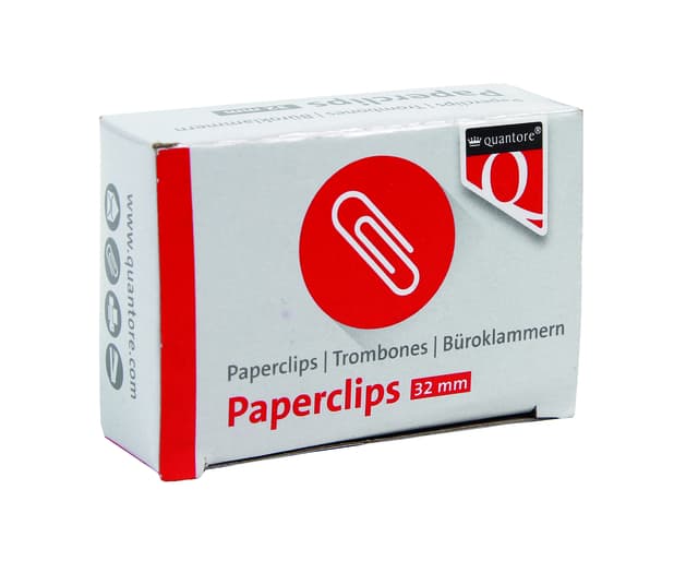 Paperclip Quantore R2 32mm kort 100 stuks 2