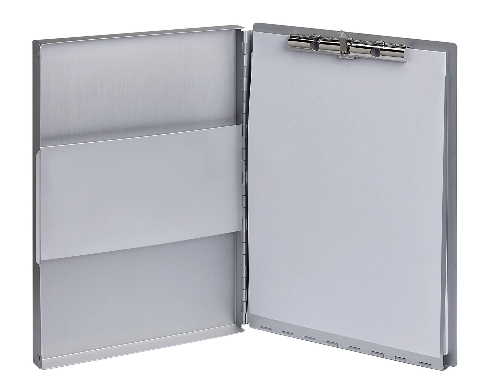 Klembordkoffer MAUL Assist A4 staand zijopening aluminium 4