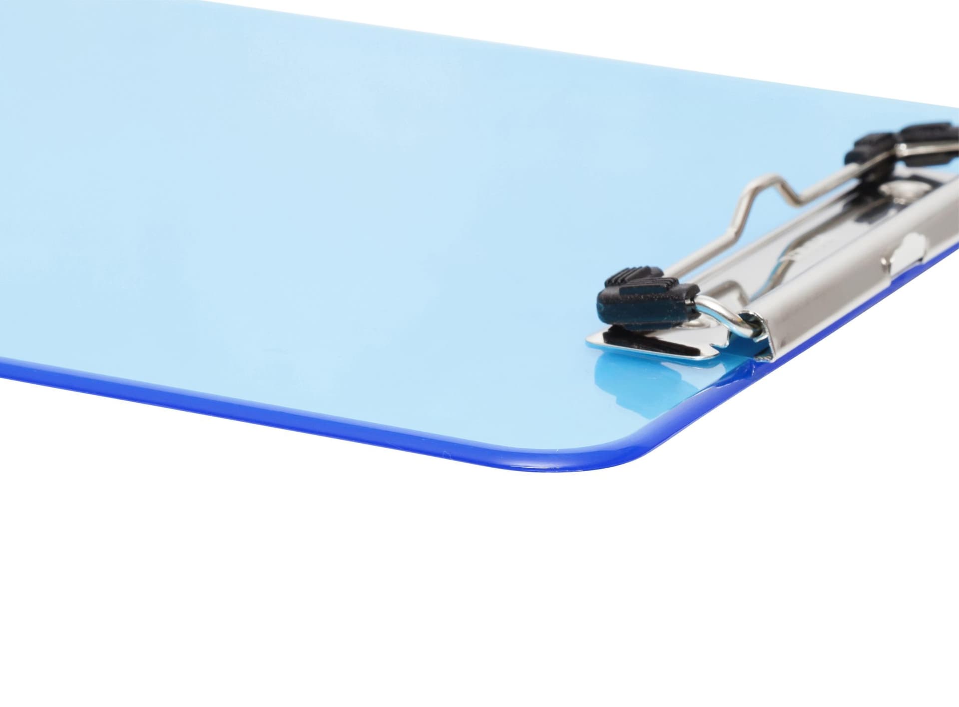 Klembord MAUL A4 staand transparant PS neon blauw 6