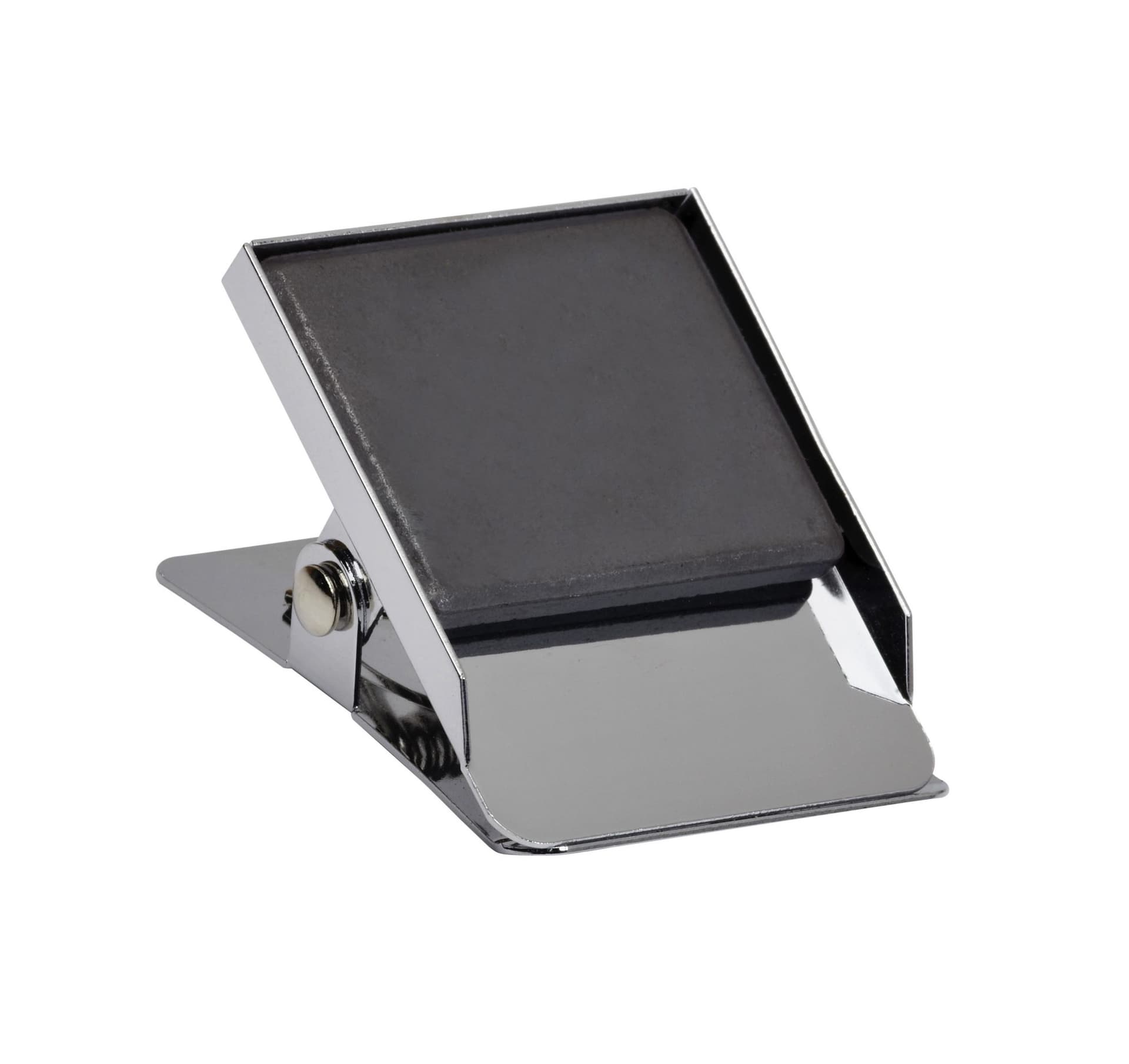 Papierklem MAUL magnetisch vierkant 40mm zilver 2
