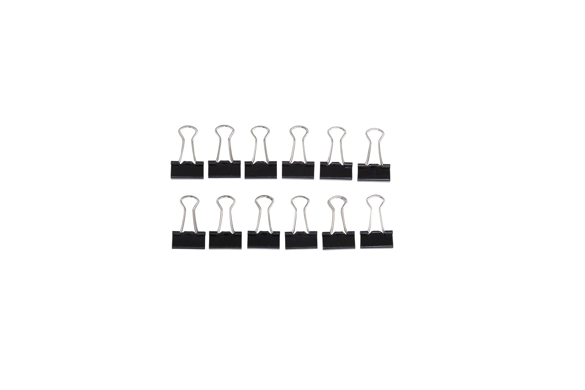 Papierklem MAUL 213 foldback 13mm zwart 12 stuks 4