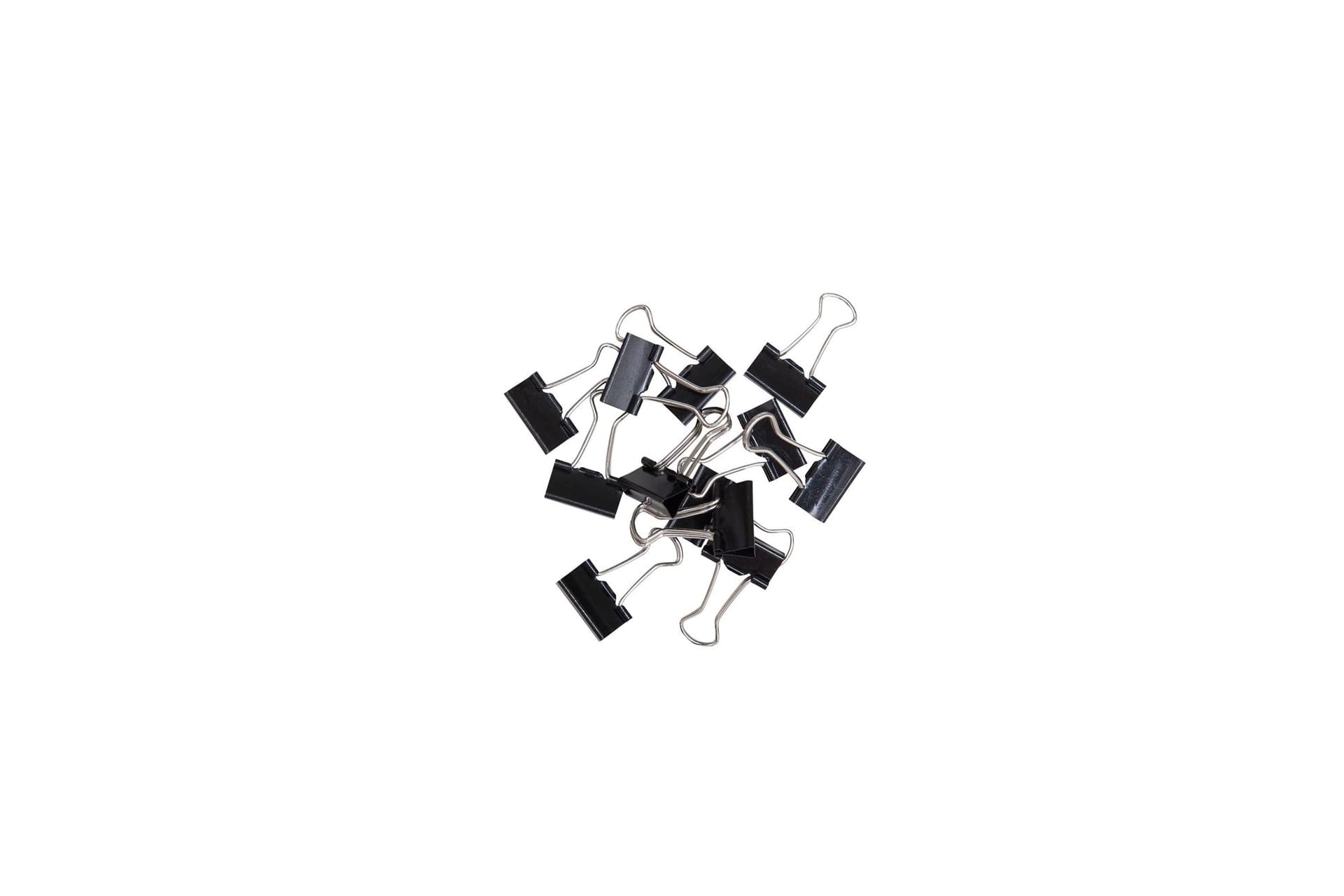 Papierklem MAUL 213 foldback 13mm zwart 12 stuks 5