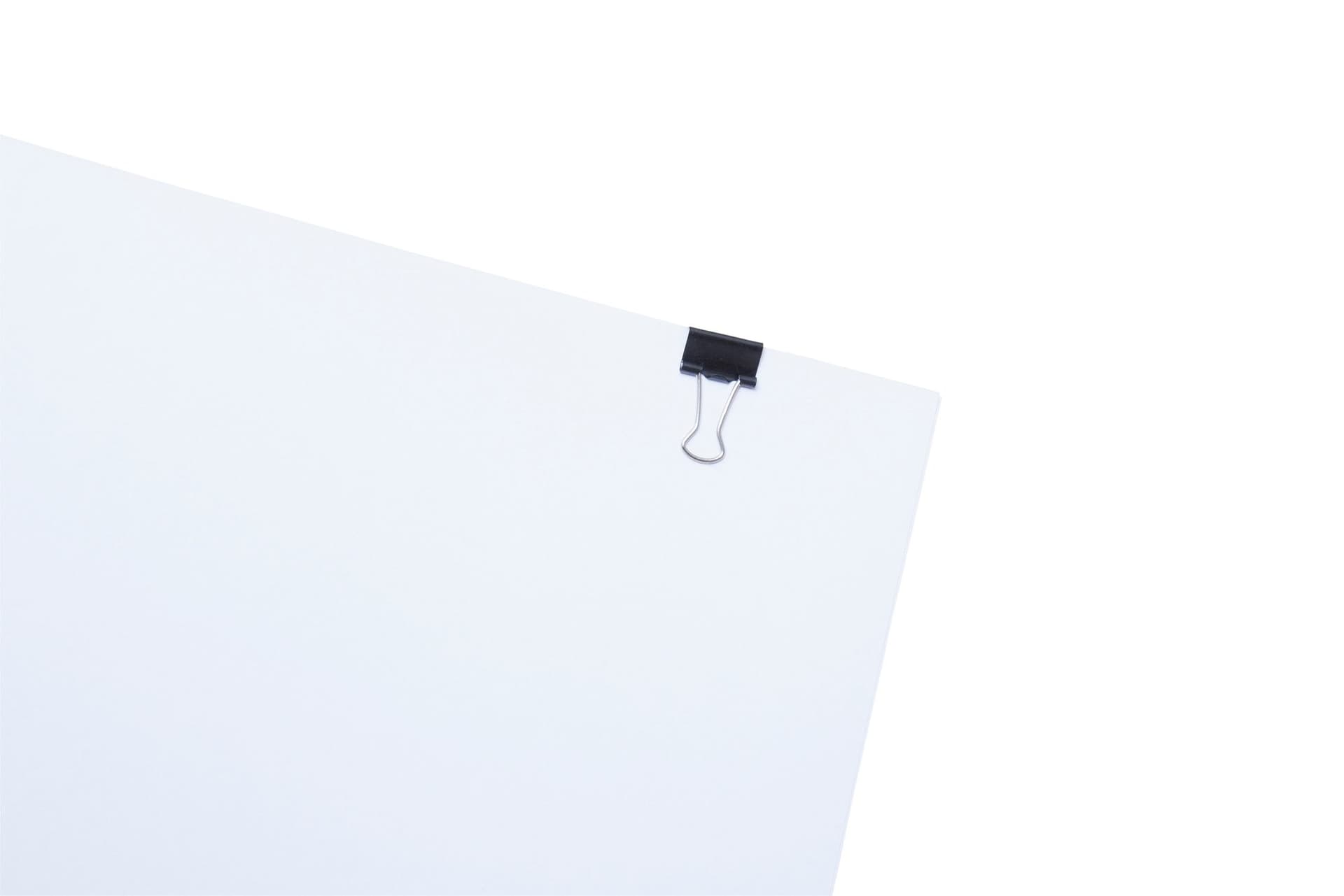 Papierklem MAUL 213 foldback 16mm zwart 12 stuks 4