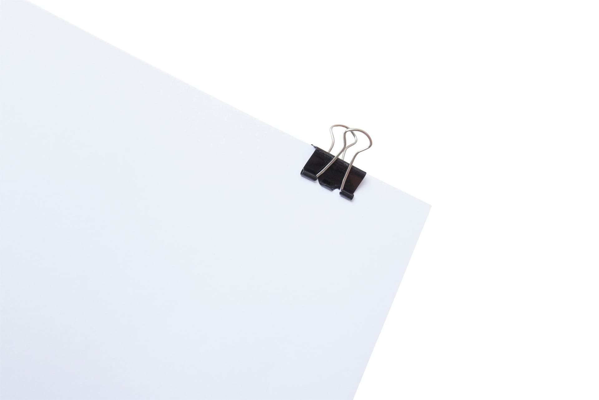 Papierklem MAUL 213 Foldback 25mm zwart 12 stuks 4