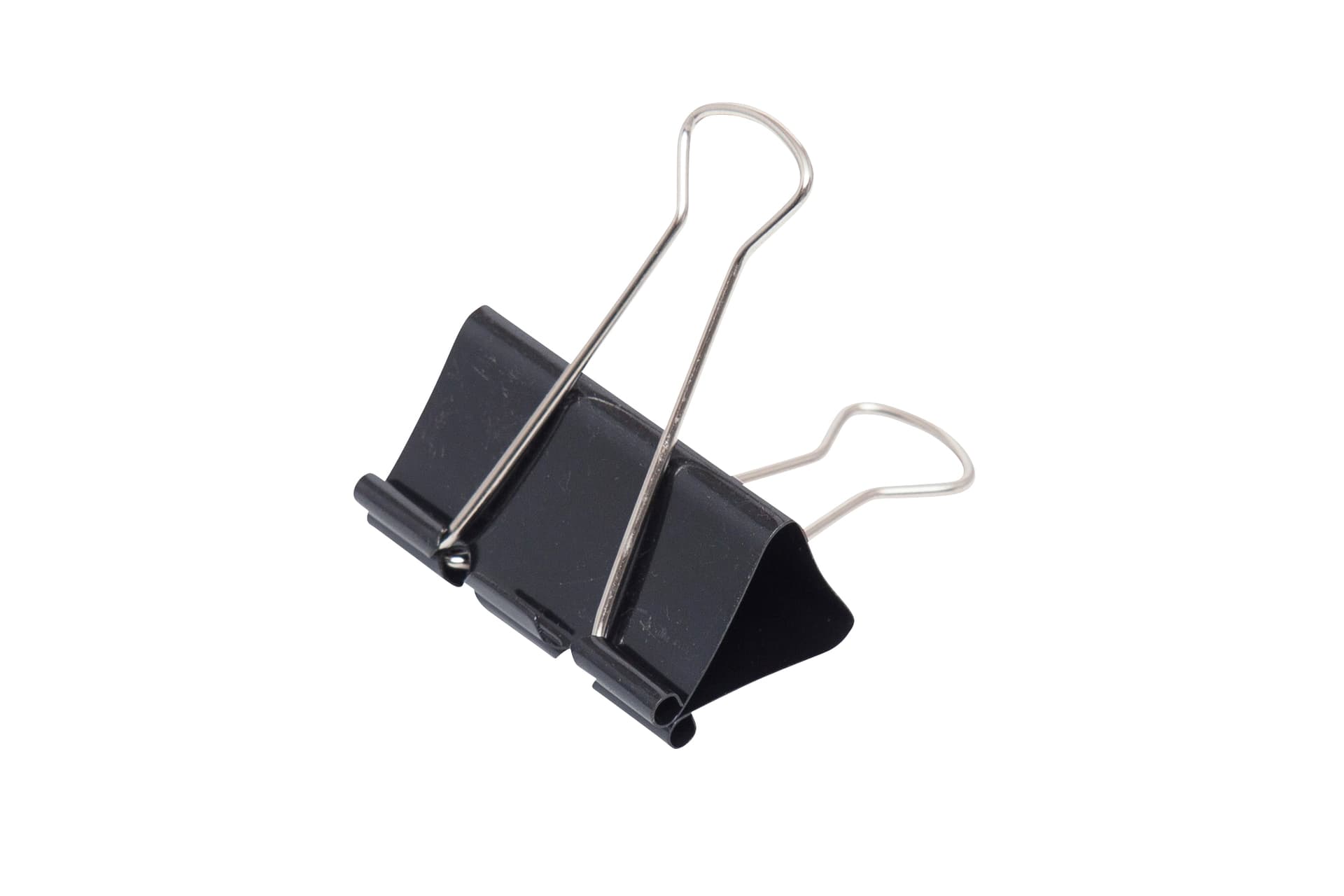Papierklem MAUL 213 foldback 50mm zwart 12 stuks 2