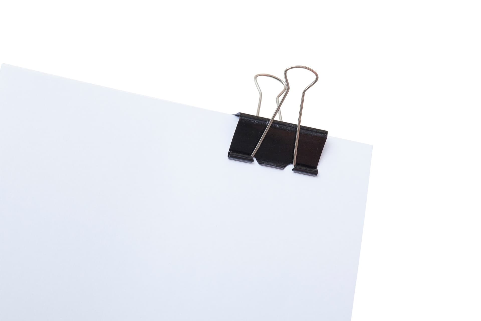 Papierklem MAUL 213 foldback 50mm zwart 12 stuks 4