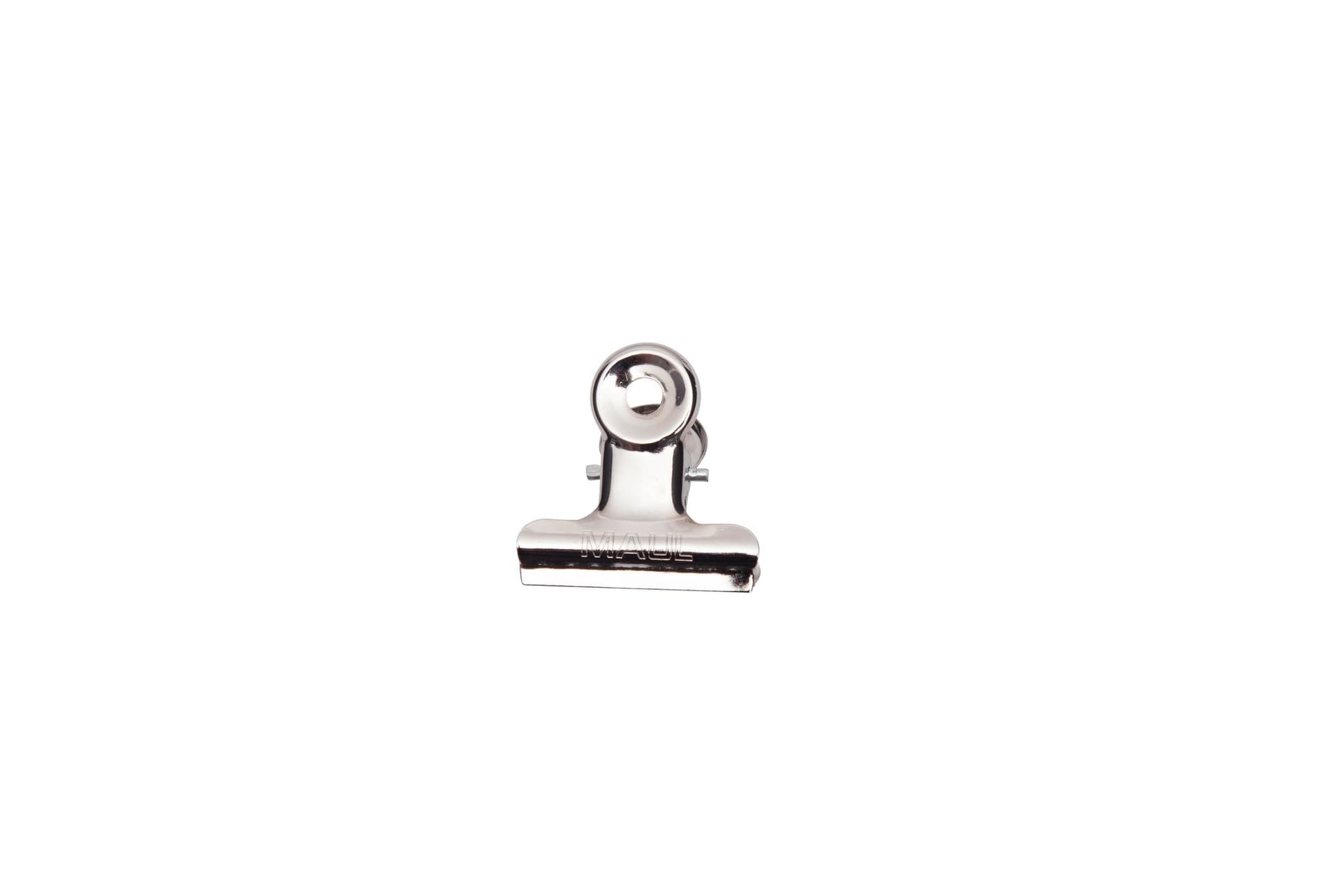 Papierklem MAUL Bulldog 30mm capaciteit 10mm zilver 10 stuks 2