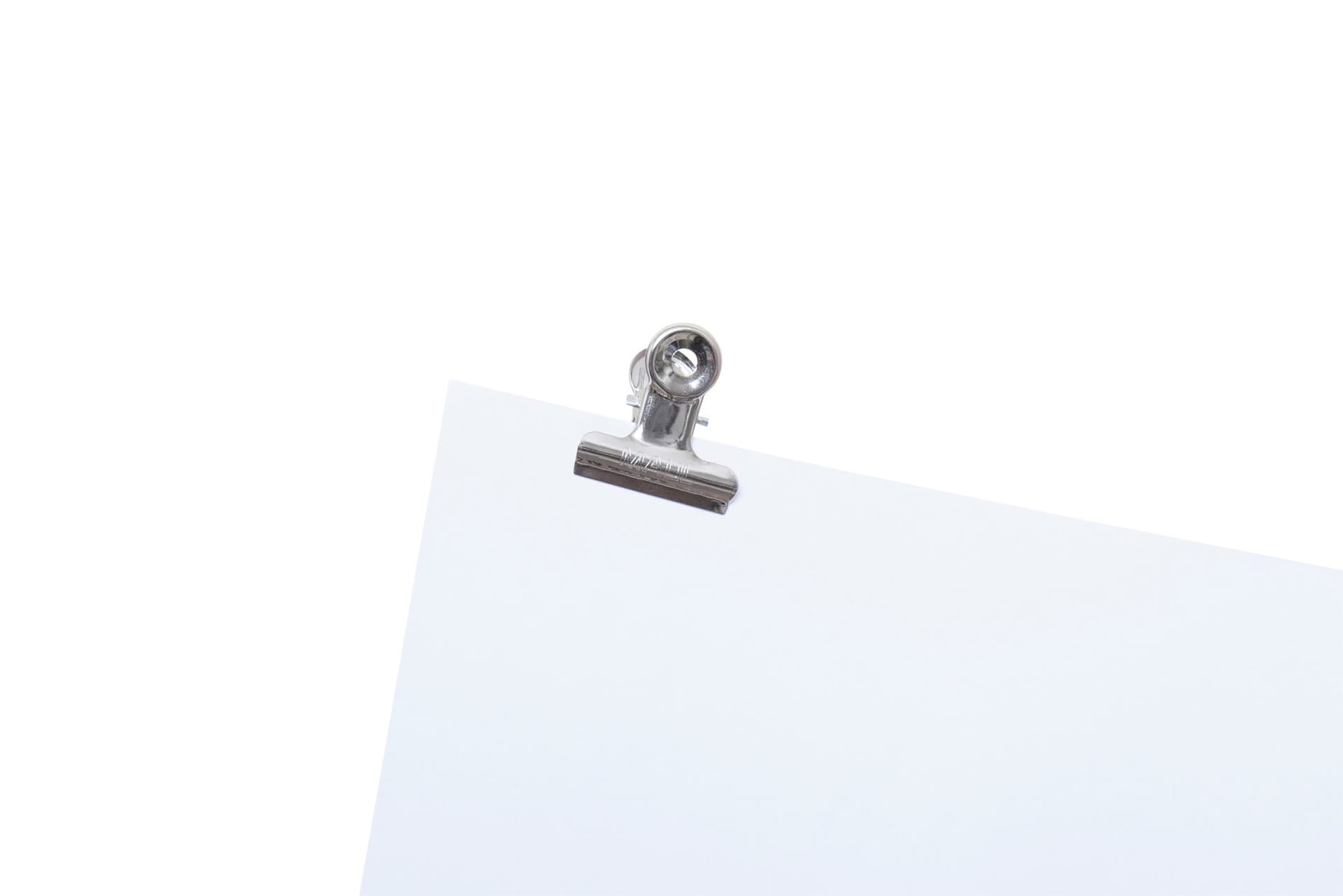 Papierklem MAUL Bulldog 30mm capaciteit 10mm zilver 10 stuks 5
