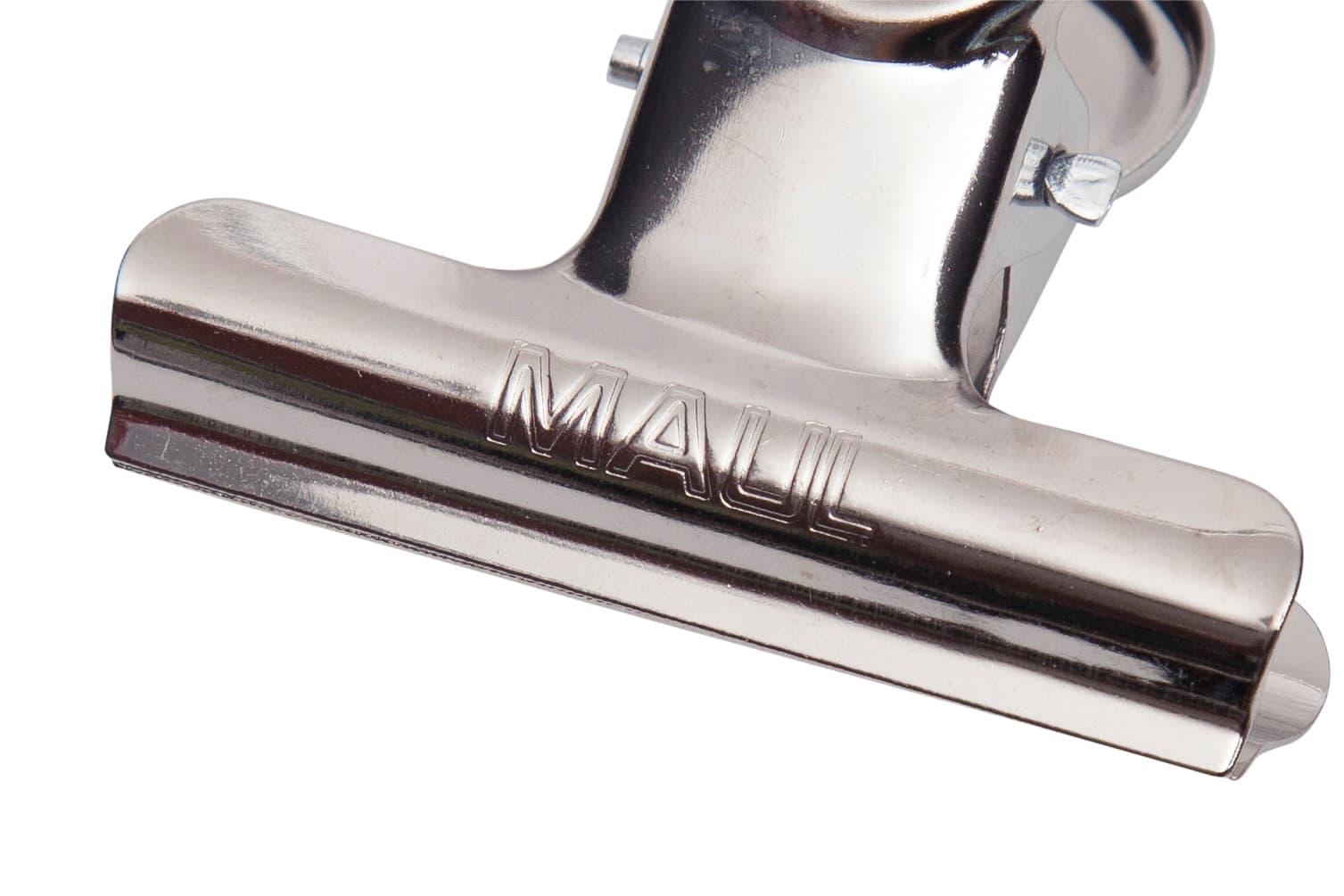 Papierklem MAUL Bulldog 50mm capaciteit 20mm zilver 10 stuks 2