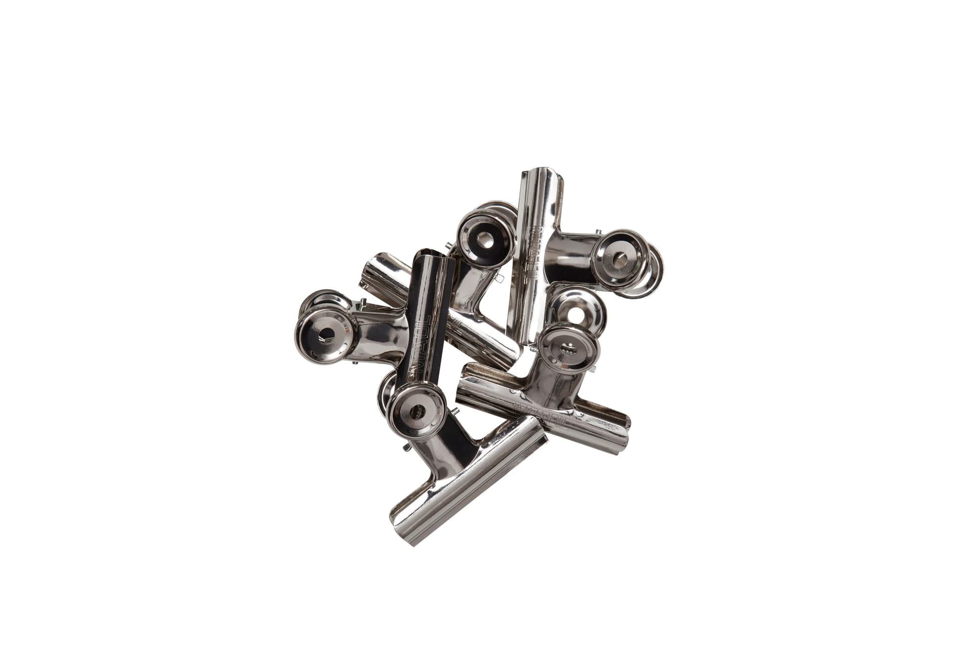 Papierklem MAUL Bulldog 70mm capaciteit 40mm zilver 5 stuks 8