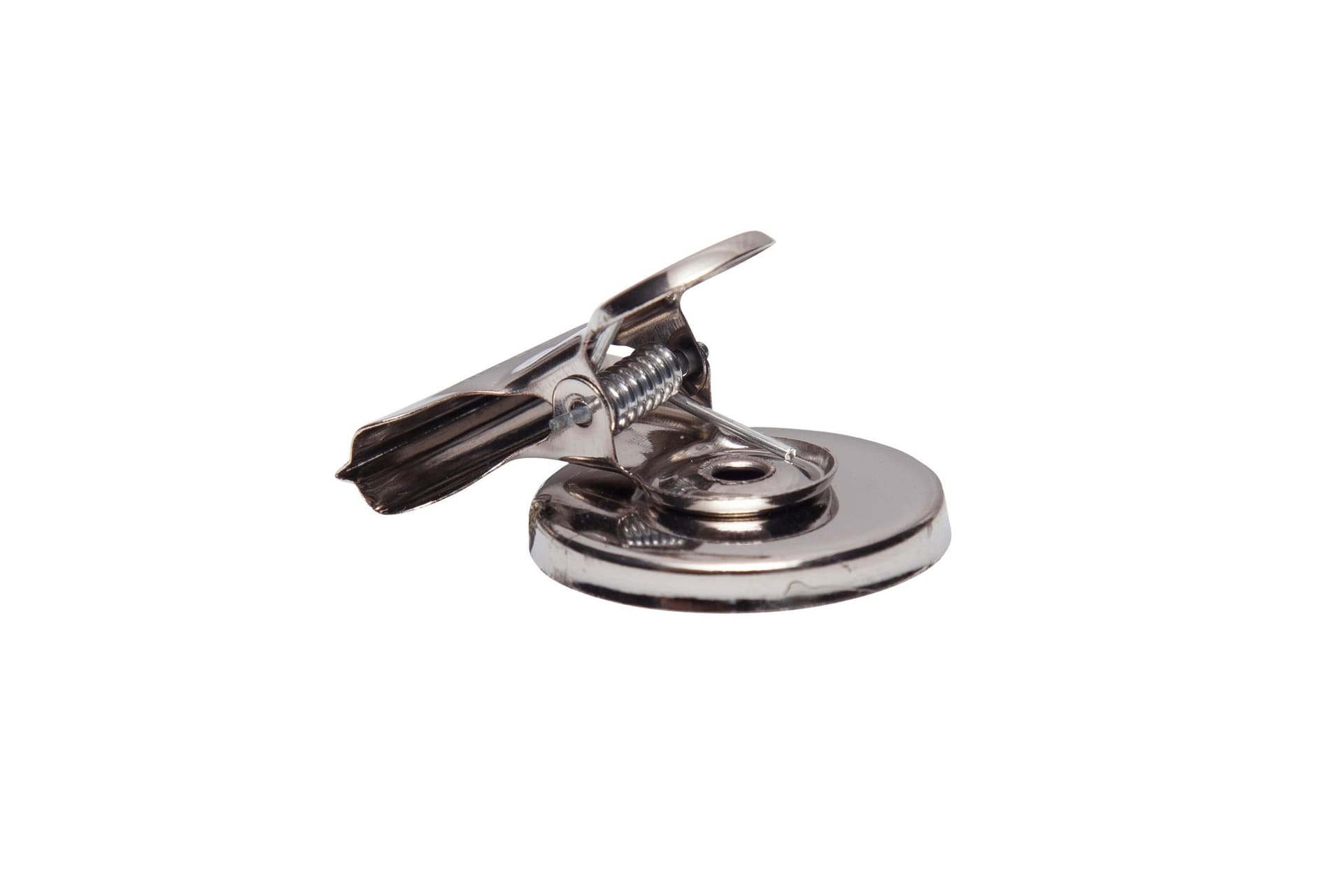 Papierklem MAUL Bulldog met magneet 30mm zilver 2 stuks 3